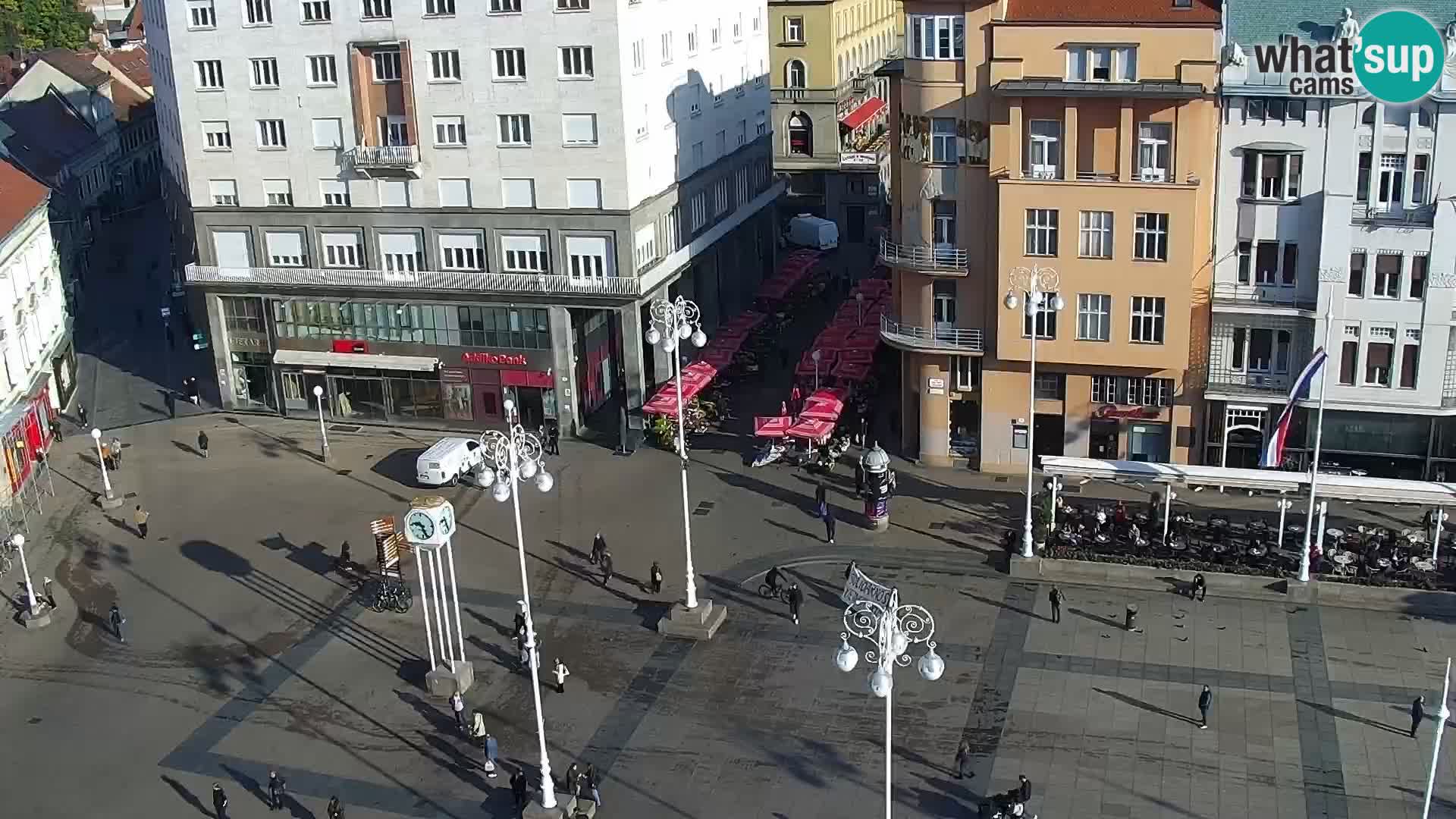 Trg Bana Jelačića web kamera Zagreb – Hotel Dubrovnik
