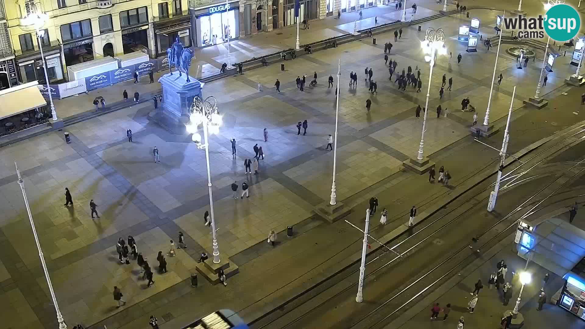 Plaza Ban Jelačić camera en vivo Zagreb – Hotel Dubrovnik