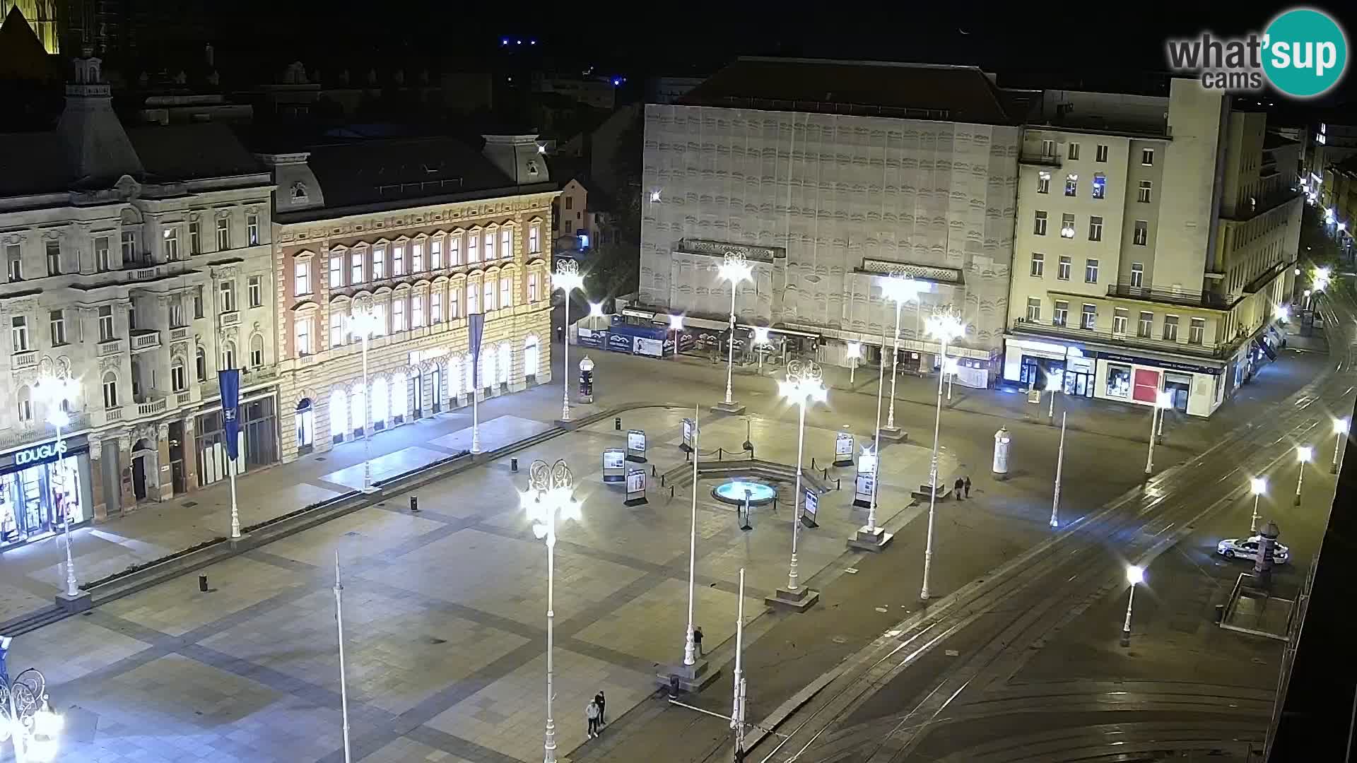 LIVE Webcam Zagreb Hotel Dubrovnik | Ban Jelačić square