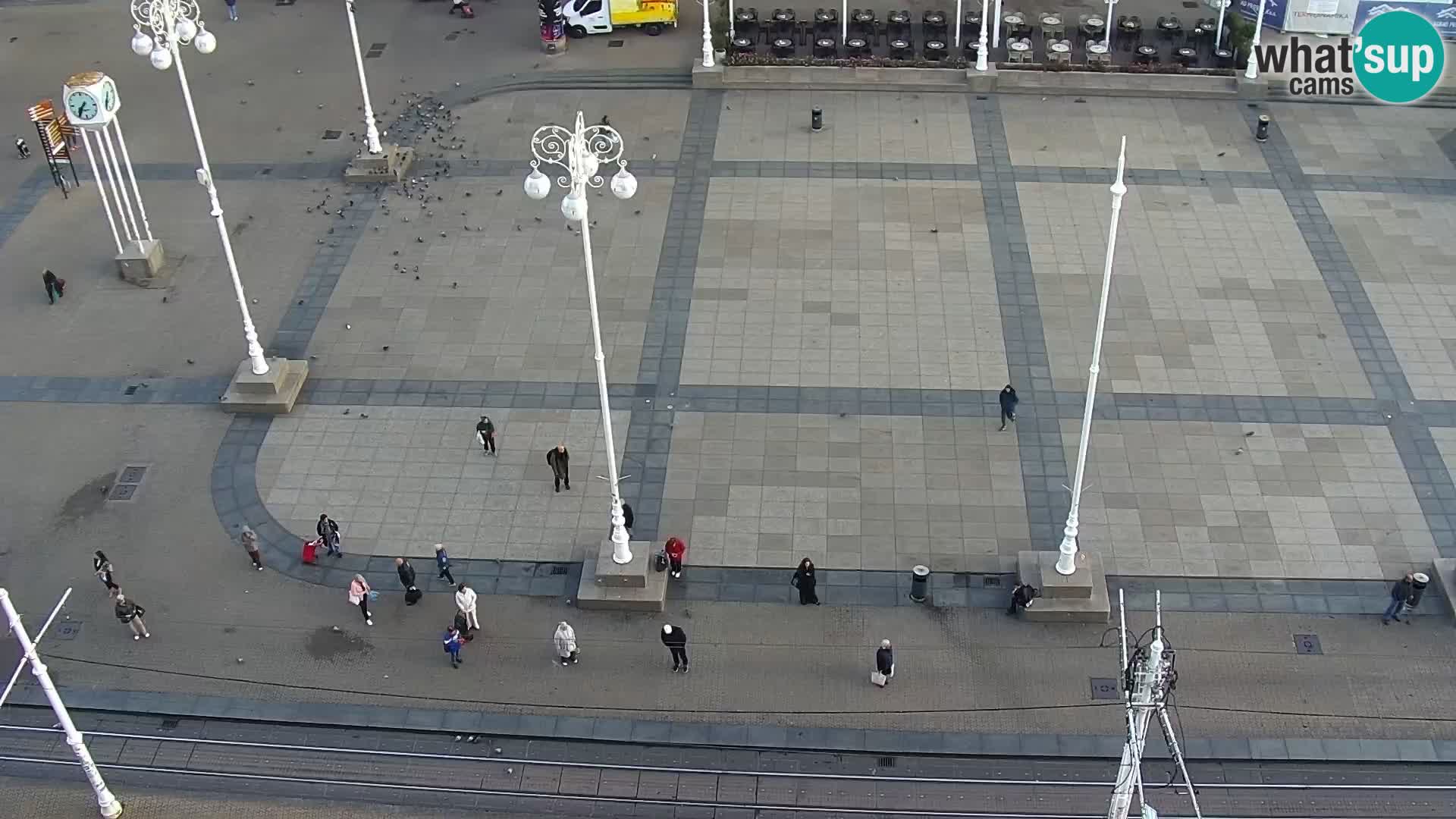 Ban Jelačić Platz  Live webcam Zagreb – Hotel Dubrovnik