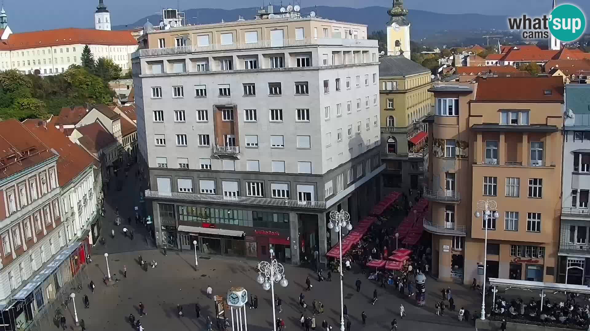 Plaza Ban Jelačić camera en vivo Zagreb – Hotel Dubrovnik