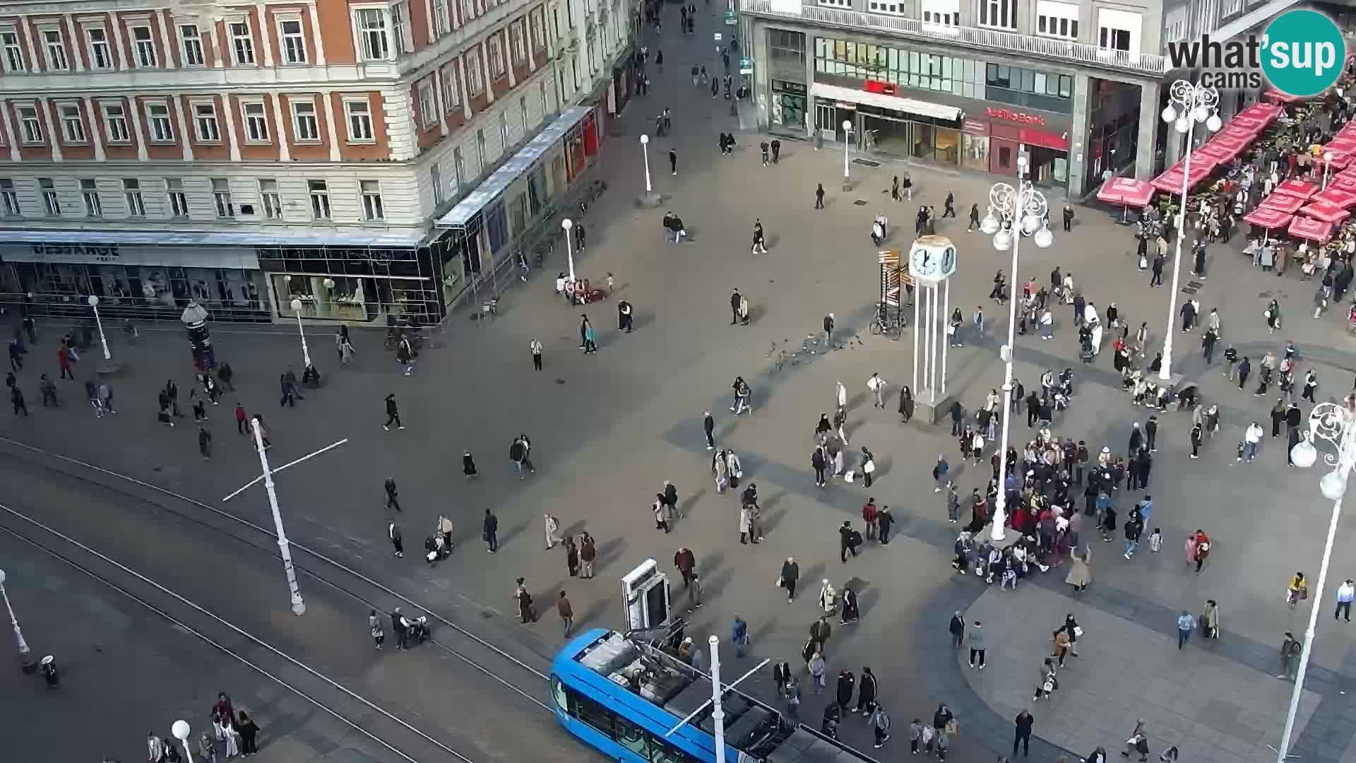 Ban Jelačić Platz  Live webcam Zagreb – Hotel Dubrovnik