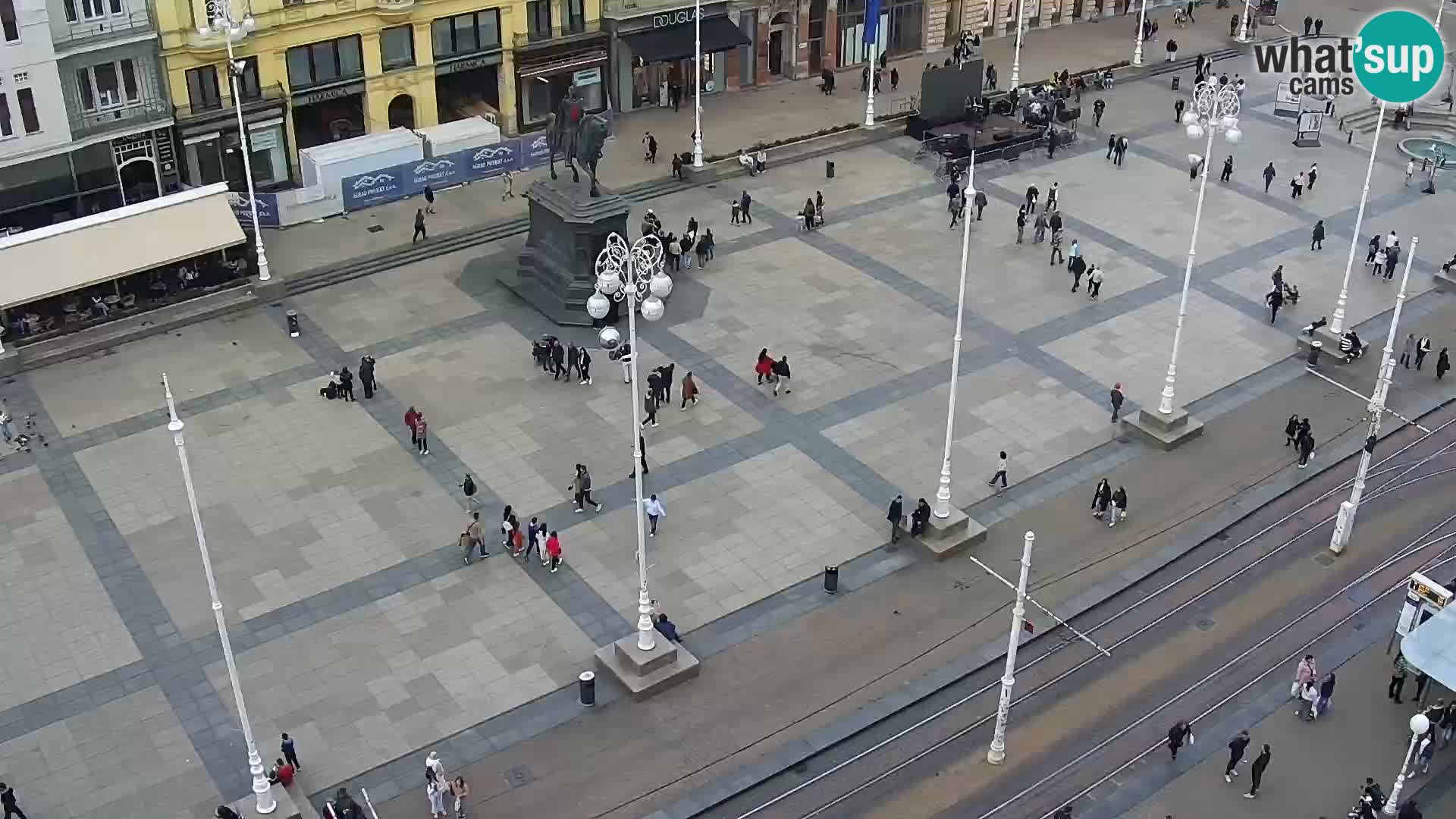 LIVE Webcam Zagreb Hotel Dubrovnik | Ban Jelačić square