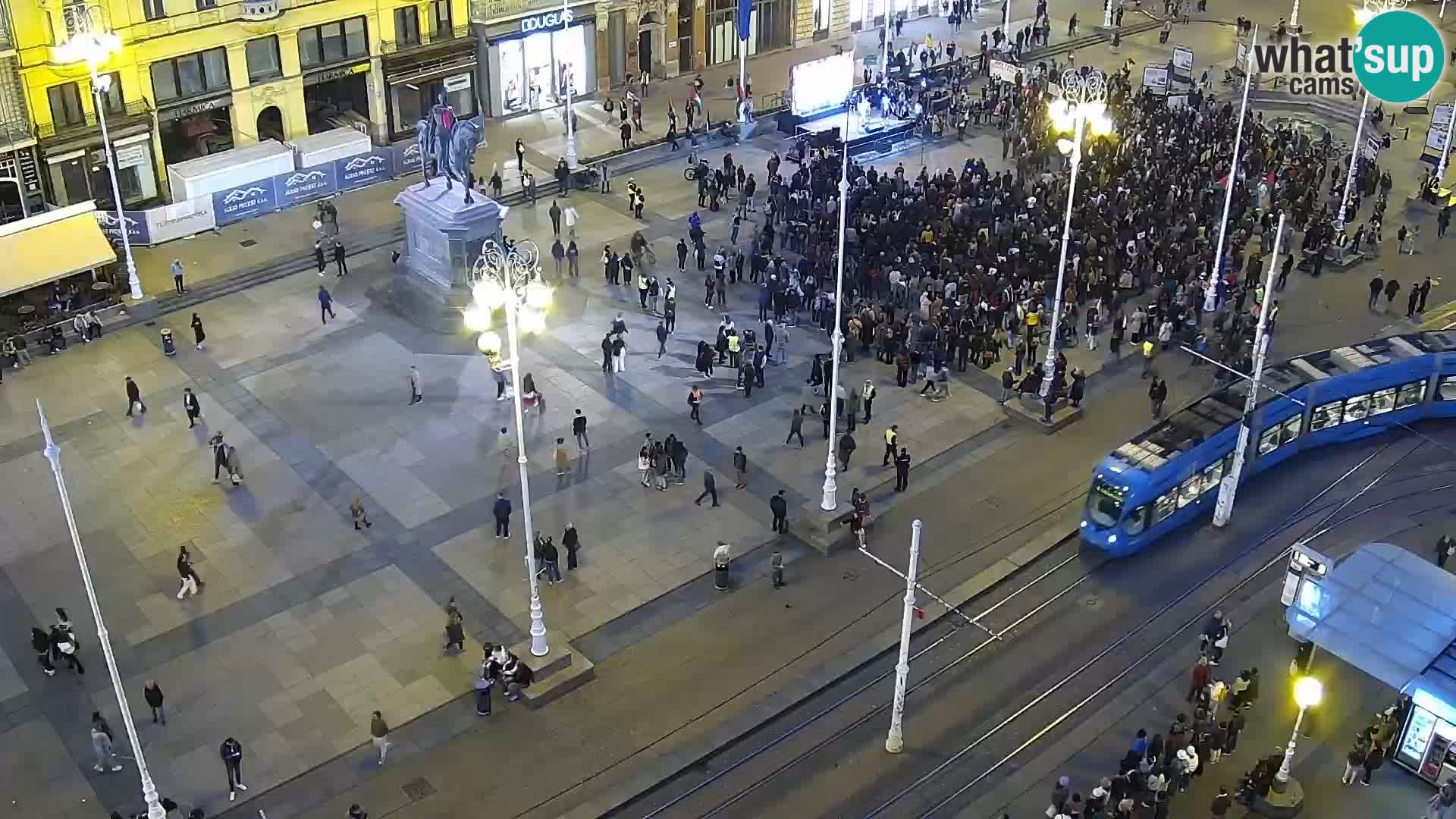Plaza Ban Jelačić camera en vivo Zagreb – Hotel Dubrovnik