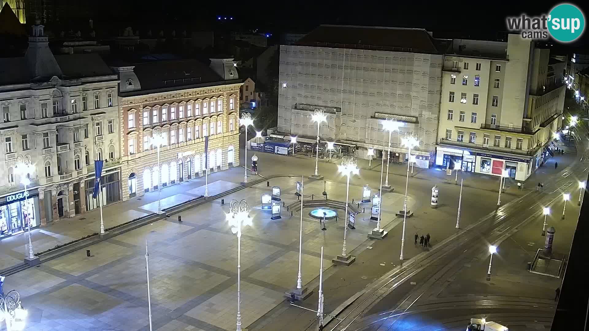 Plaza Ban Jelačić camera en vivo Zagreb – Hotel Dubrovnik