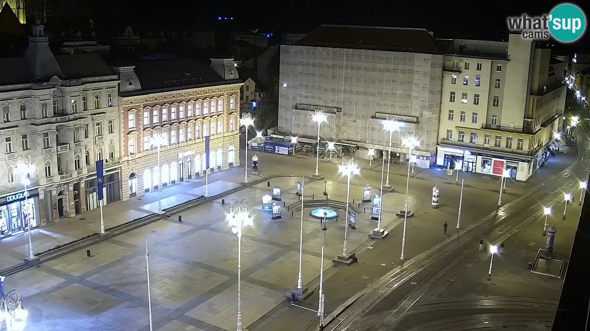 Plaza Ban Jelačić camera en vivo Zagreb – Hotel Dubrovnik