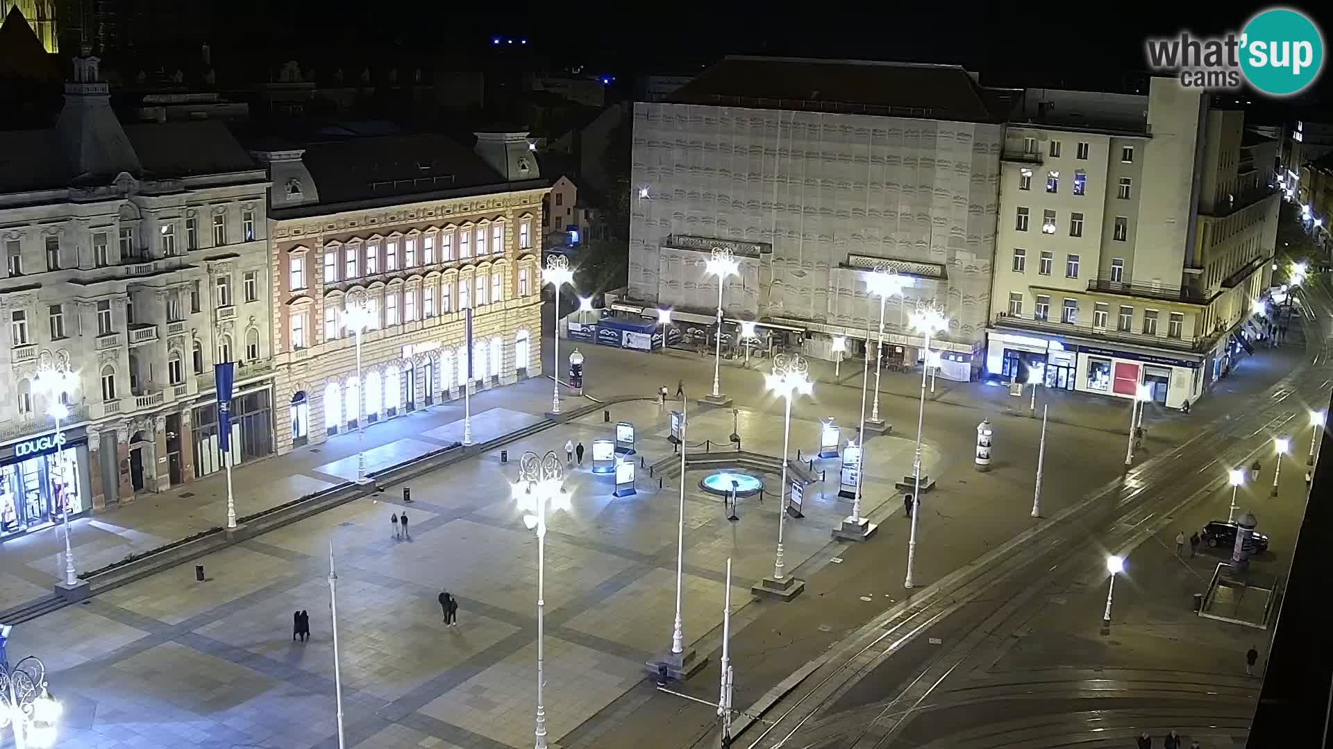 Plaza Ban Jelačić camera en vivo Zagreb – Hotel Dubrovnik