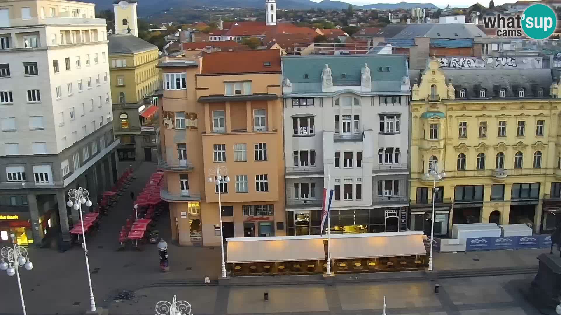 LIVE Webcam Zagreb Hotel Dubrovnik | Ban Jelačić square