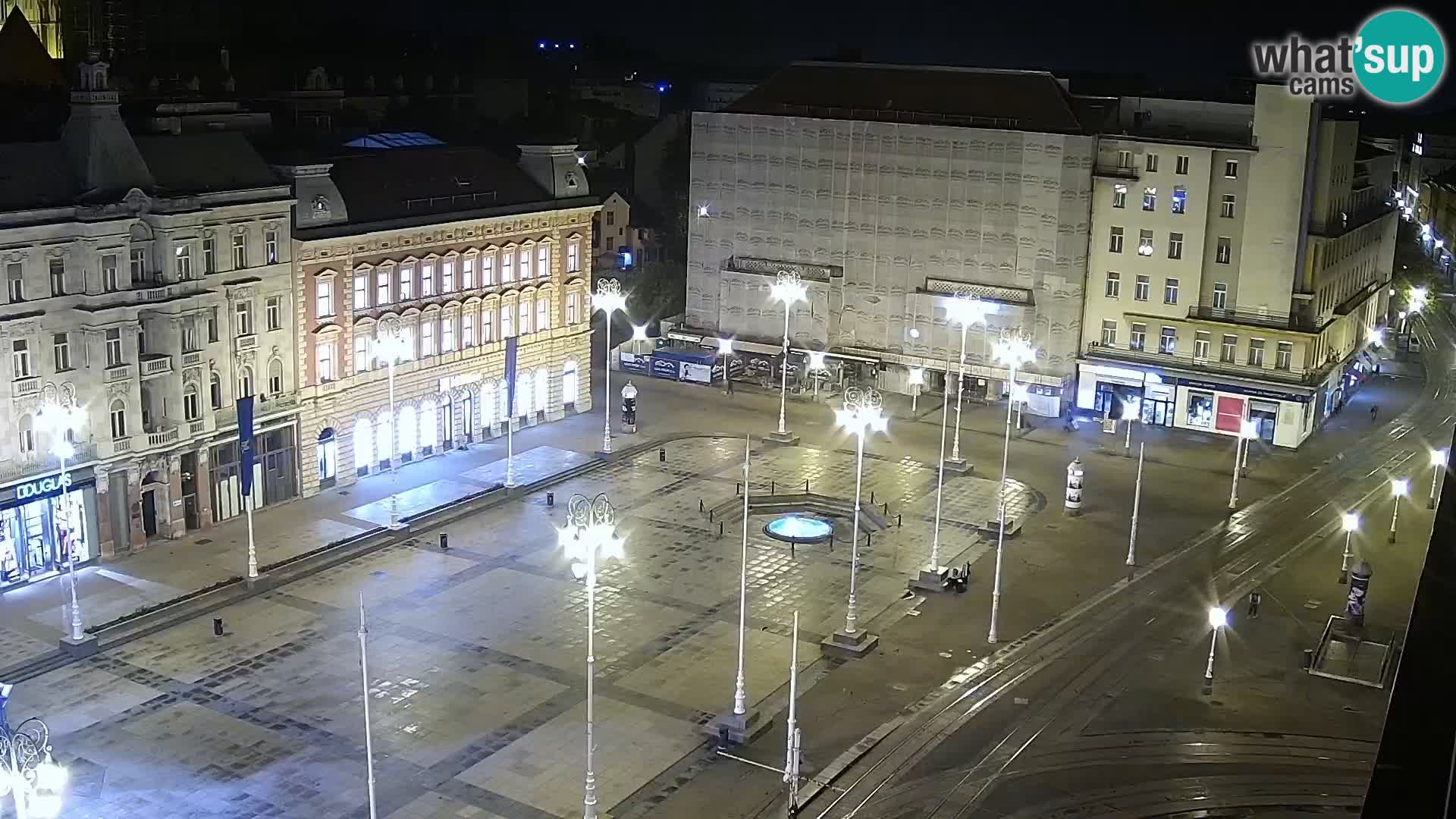LIVE Webcam Zagreb Hotel Dubrovnik | Ban Jelačić square