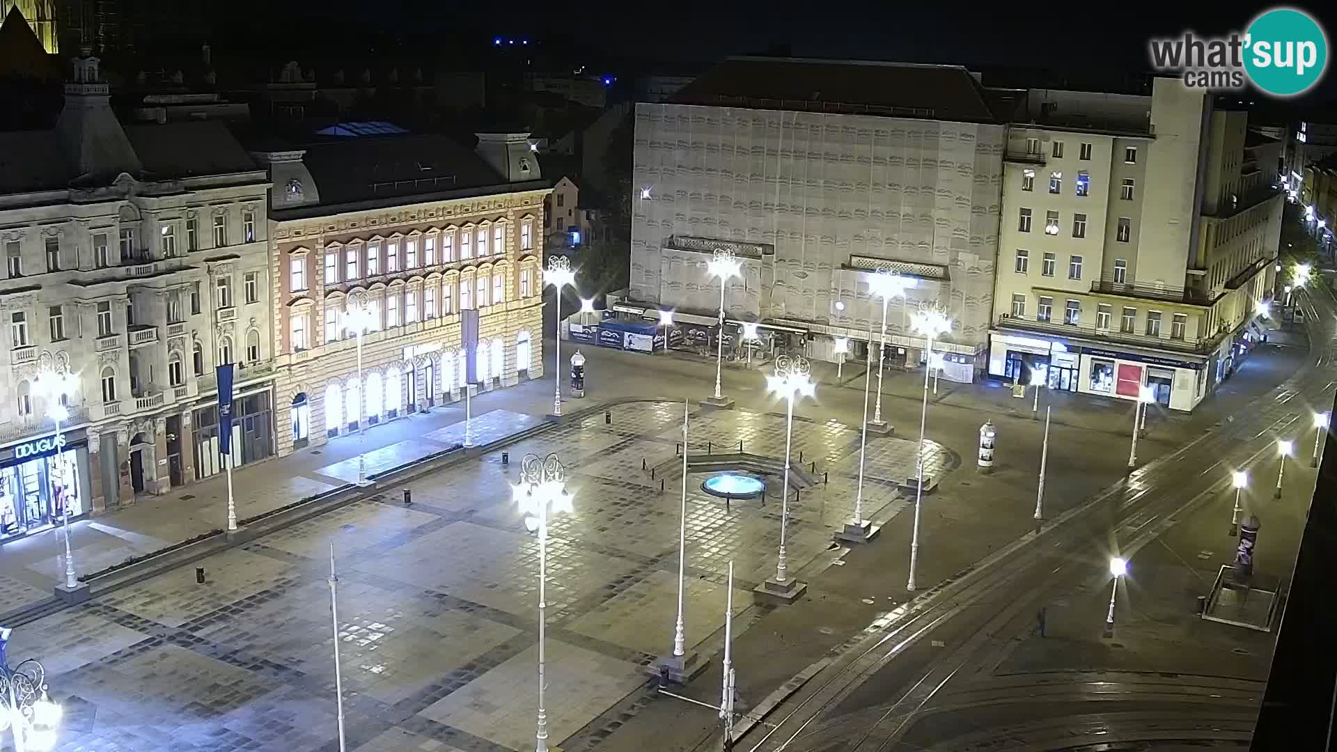 LIVE Webcam Zagreb Hotel Dubrovnik | Ban Jelačić square