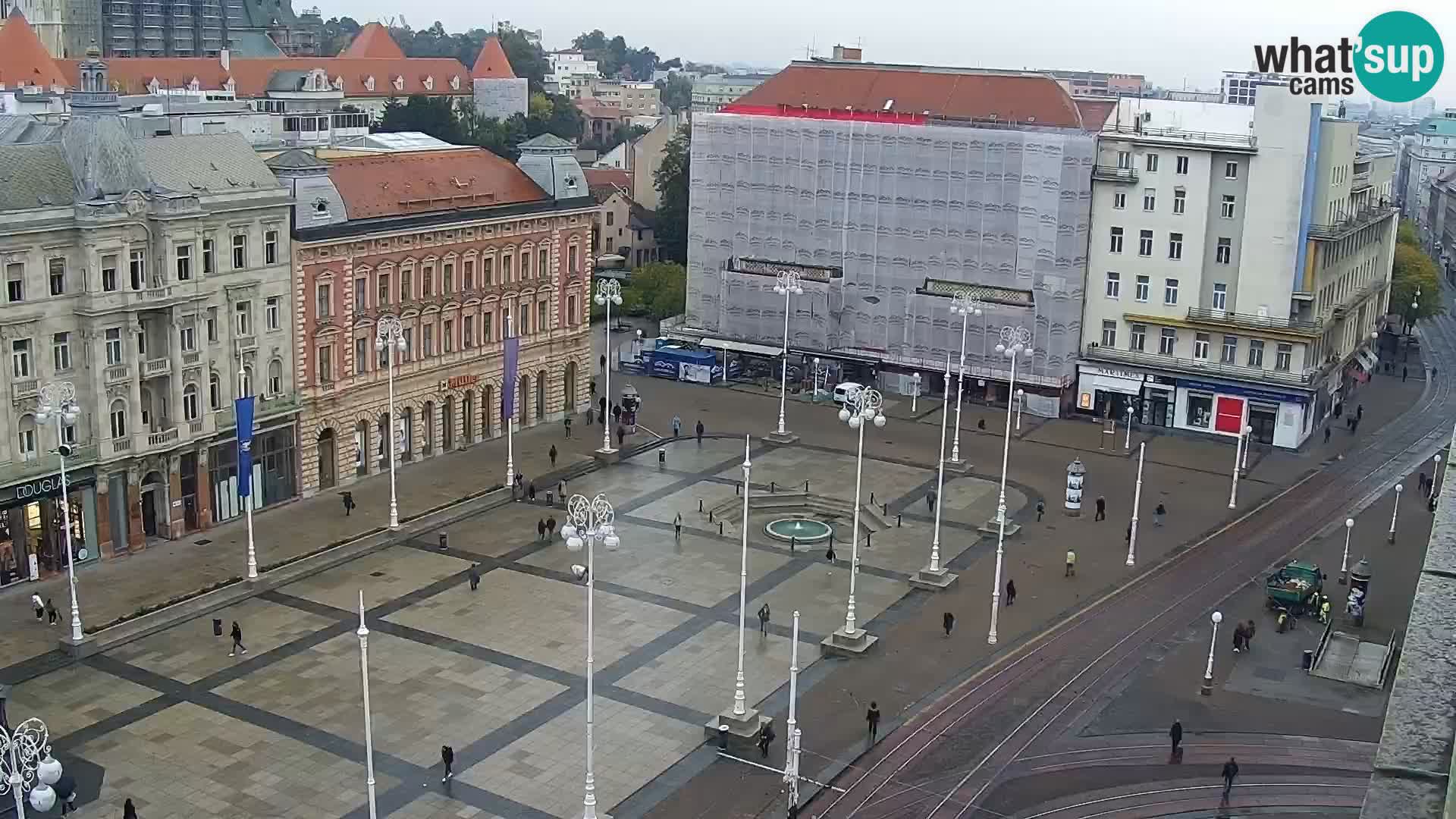 LIVE Webcam Zagreb Hotel Dubrovnik | Ban Jelačić square