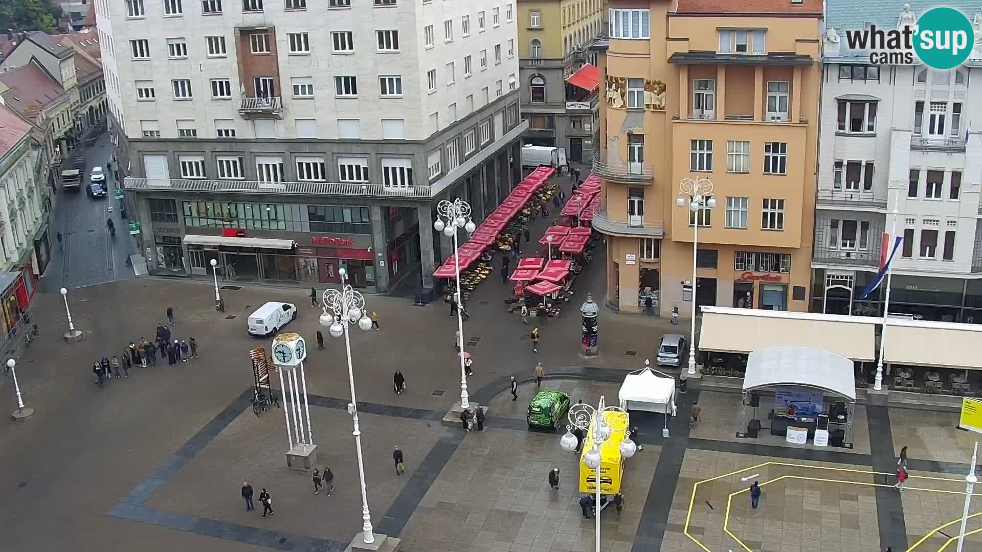 Ban Jelačić Platz  Live webcam Zagreb – Hotel Dubrovnik