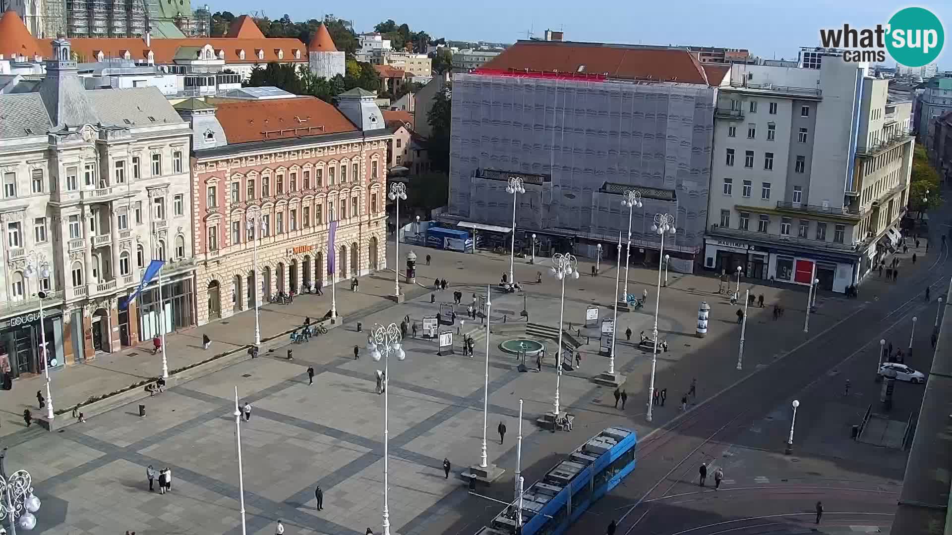 LIVE Webcam Zagreb Hotel Dubrovnik | Ban Jelačić square