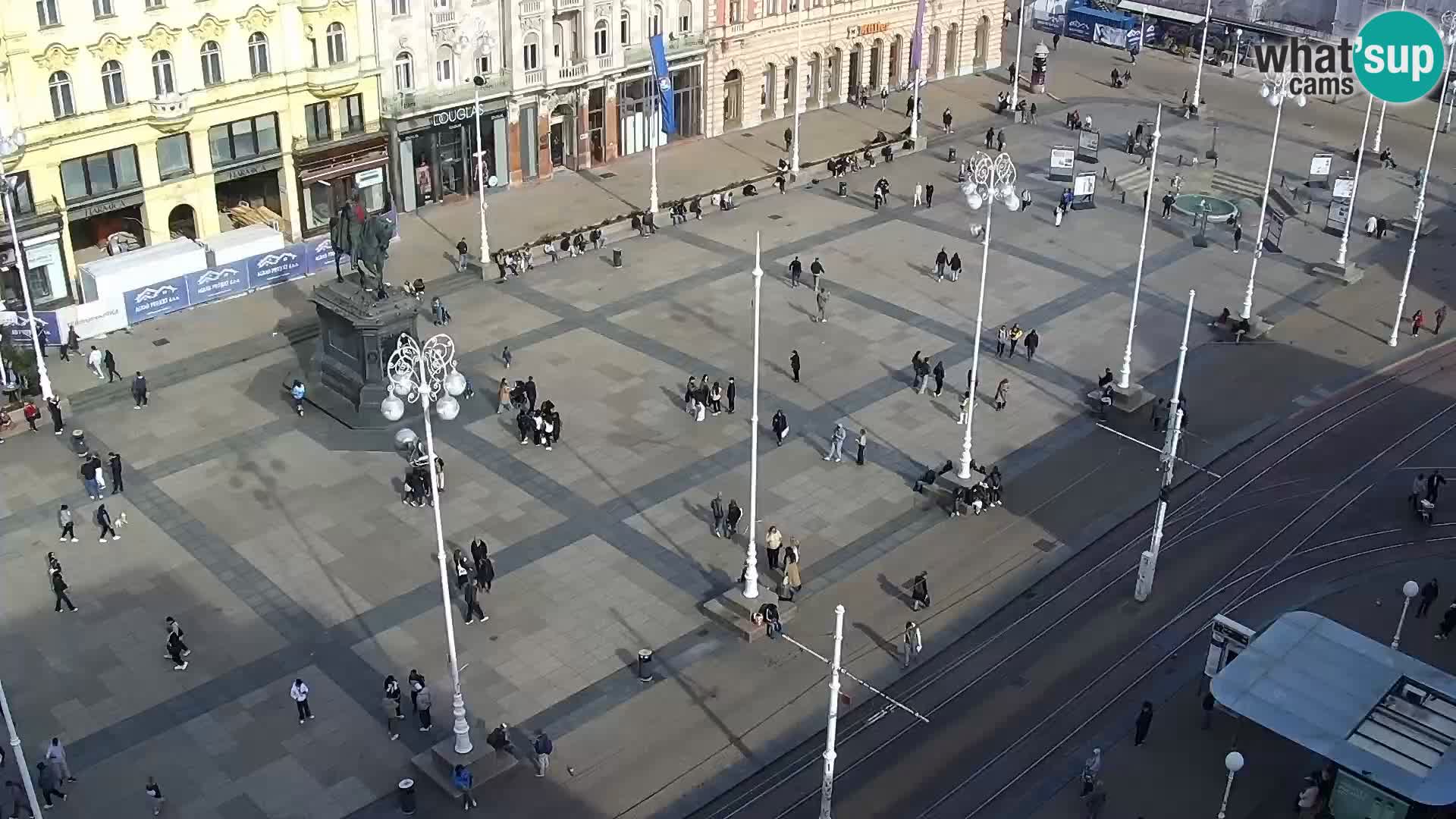 Plaza Ban Jelačić camera en vivo Zagreb – Hotel Dubrovnik
