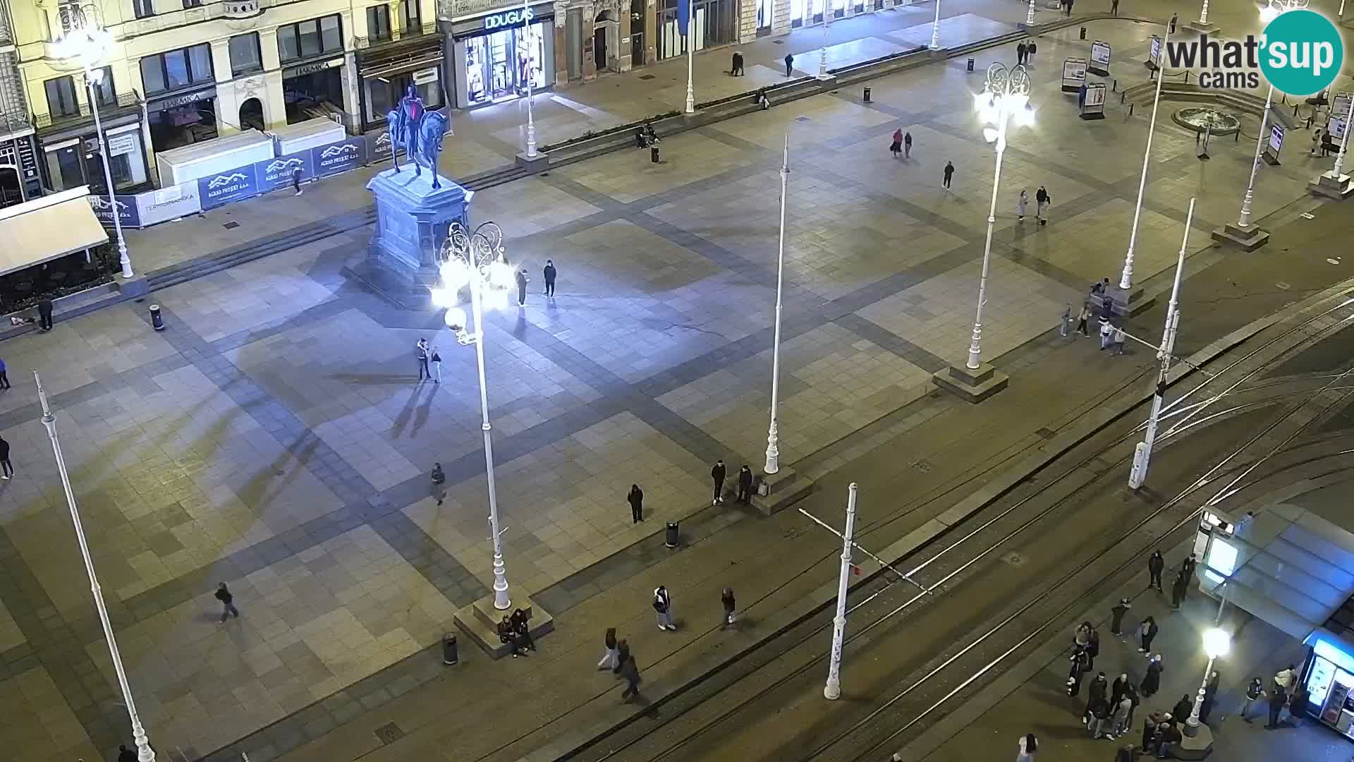Plaza Ban Jelačić camera en vivo Zagreb – Hotel Dubrovnik