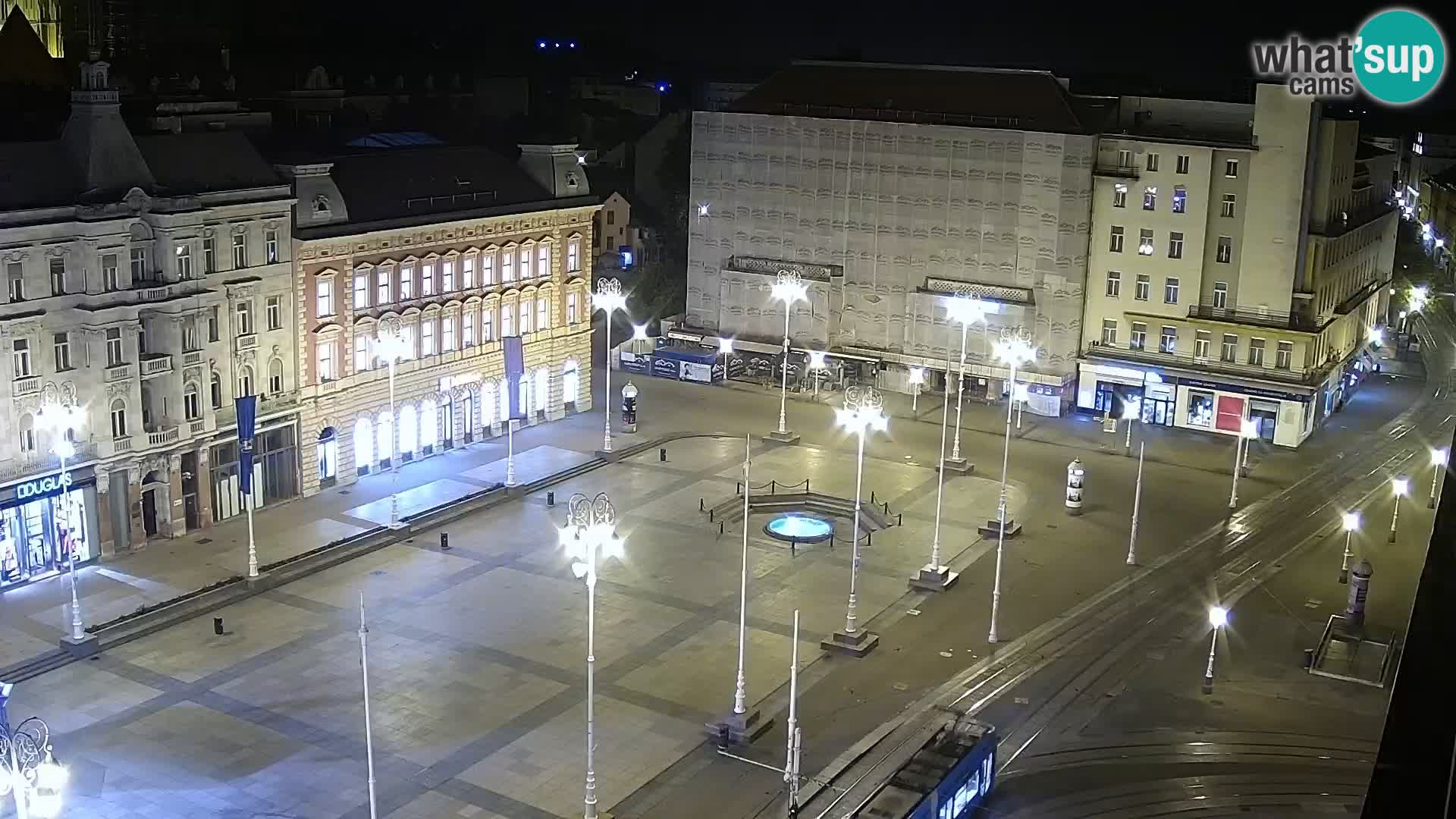 Ban Jelačić Platz  Live webcam Zagreb – Hotel Dubrovnik