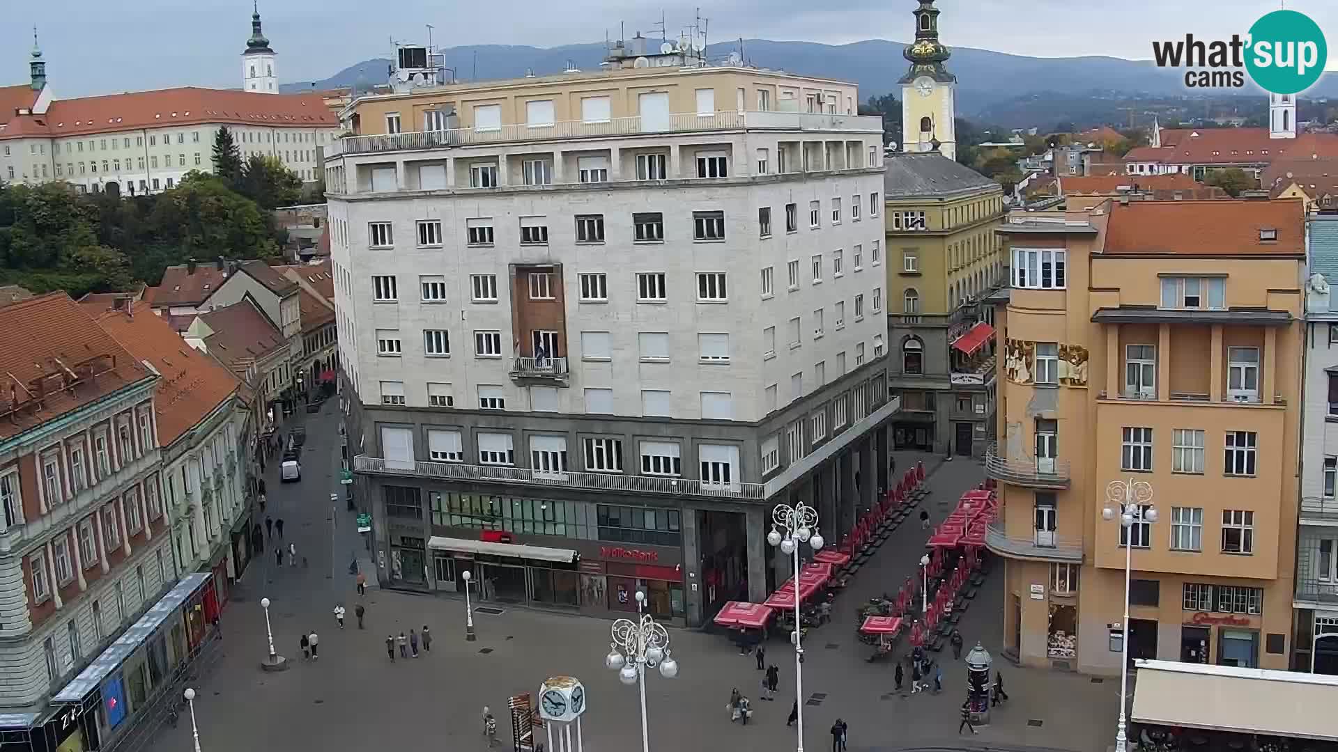 Ban Jelačić live cam Zagreb – Hotel Dubrovnik