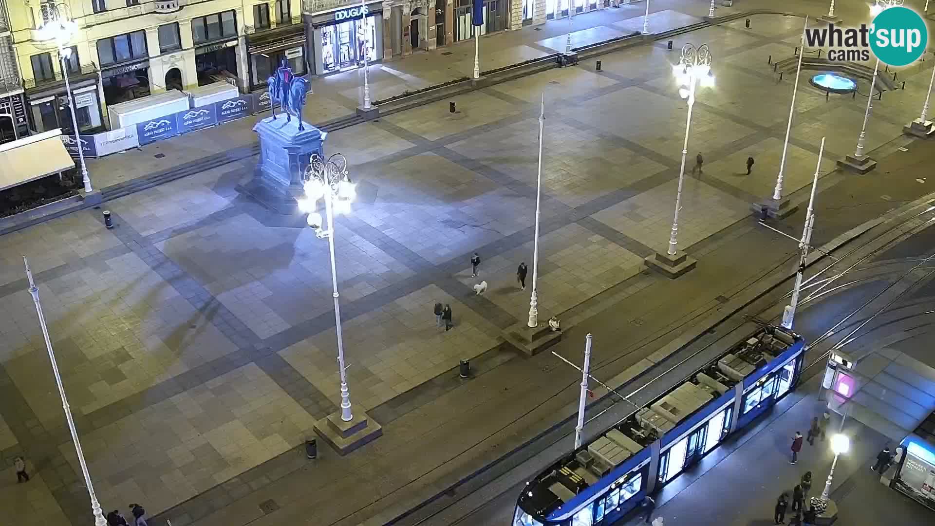 Plaza Ban Jelačić camera en vivo Zagreb – Hotel Dubrovnik