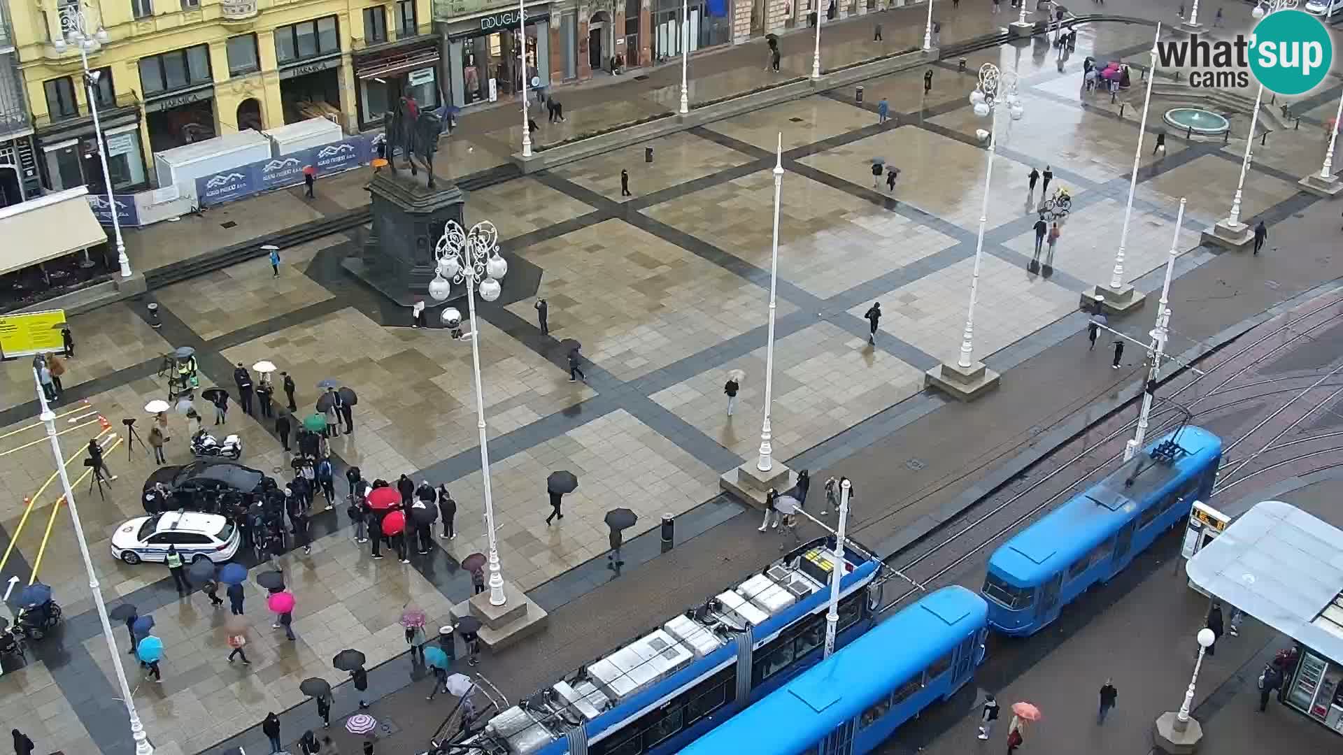 Plaza Ban Jelačić camera en vivo Zagreb – Hotel Dubrovnik