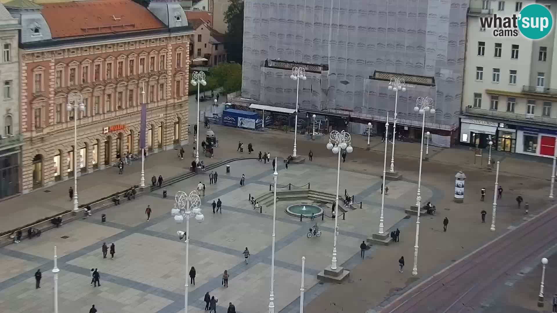 Plaza Ban Jelačić camera en vivo Zagreb – Hotel Dubrovnik