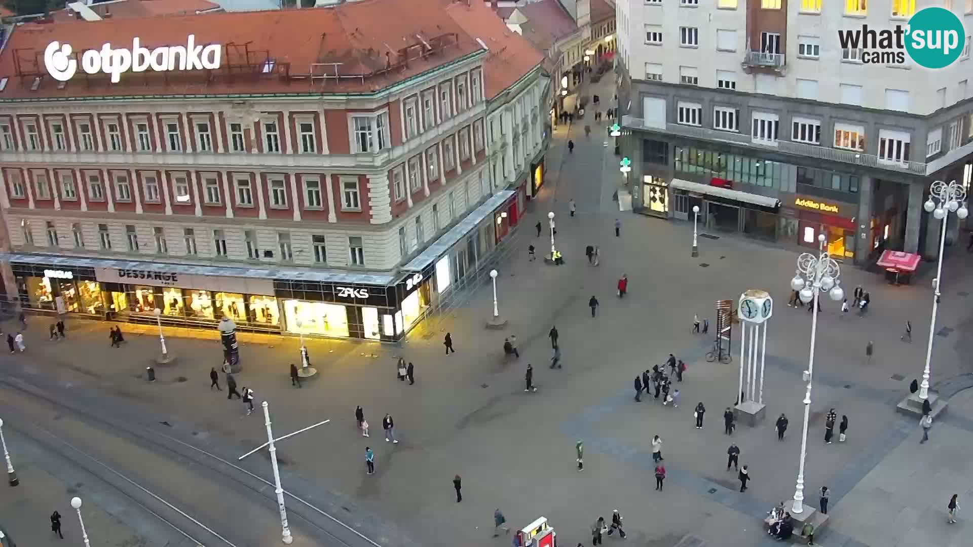 Ban Jelačić Platz  Live webcam Zagreb – Hotel Dubrovnik