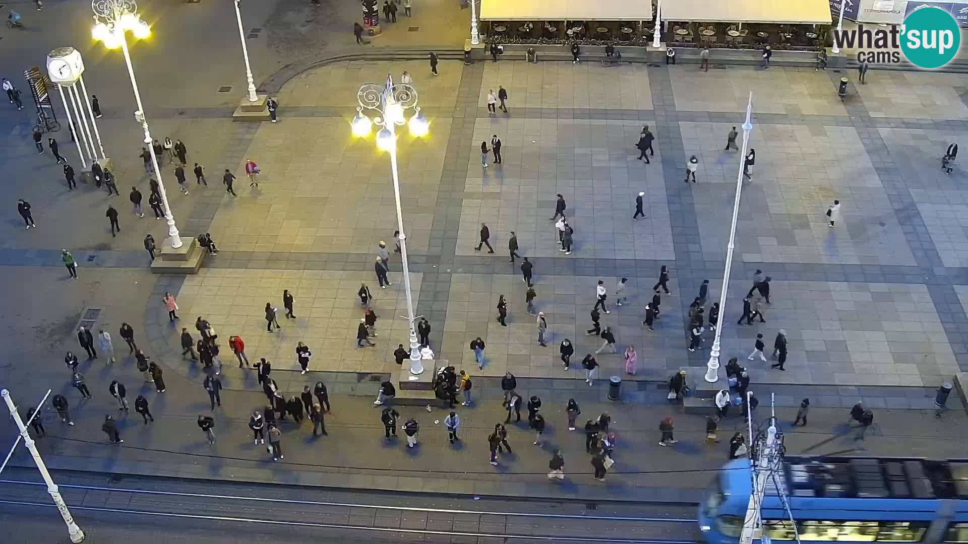 LIVE Webcam Zagreb Hotel Dubrovnik | Ban Jelačić square