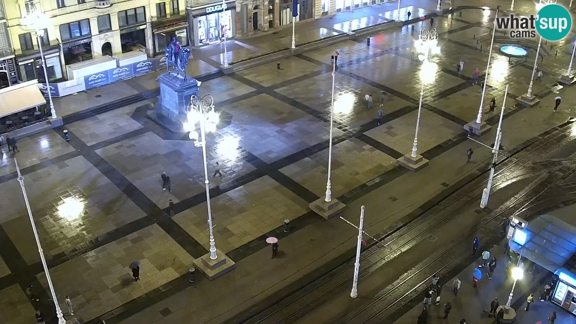 Plaza Ban Jelačić camera en vivo Zagreb – Hotel Dubrovnik