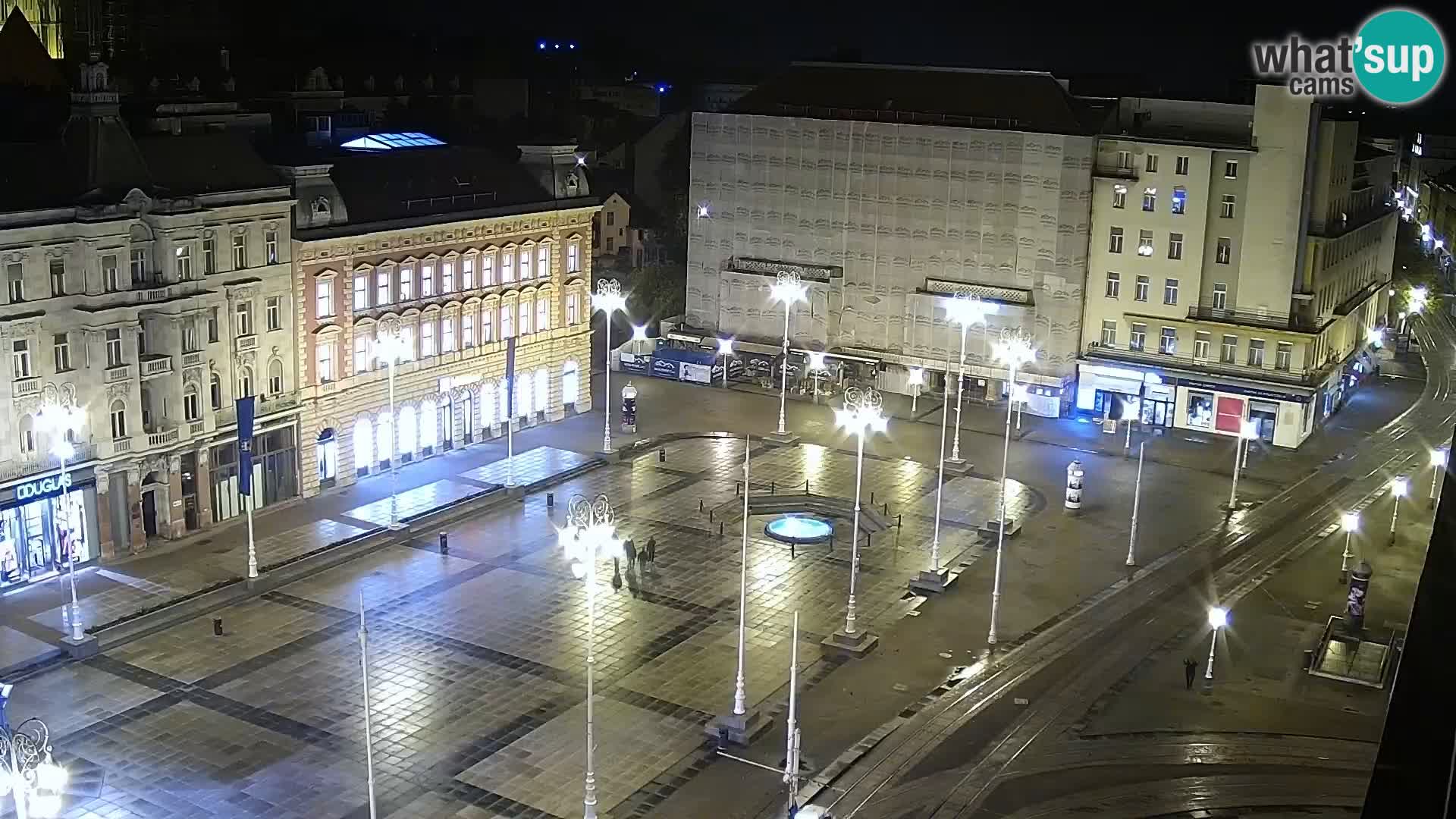 Plaza Ban Jelačić camera en vivo Zagreb – Hotel Dubrovnik