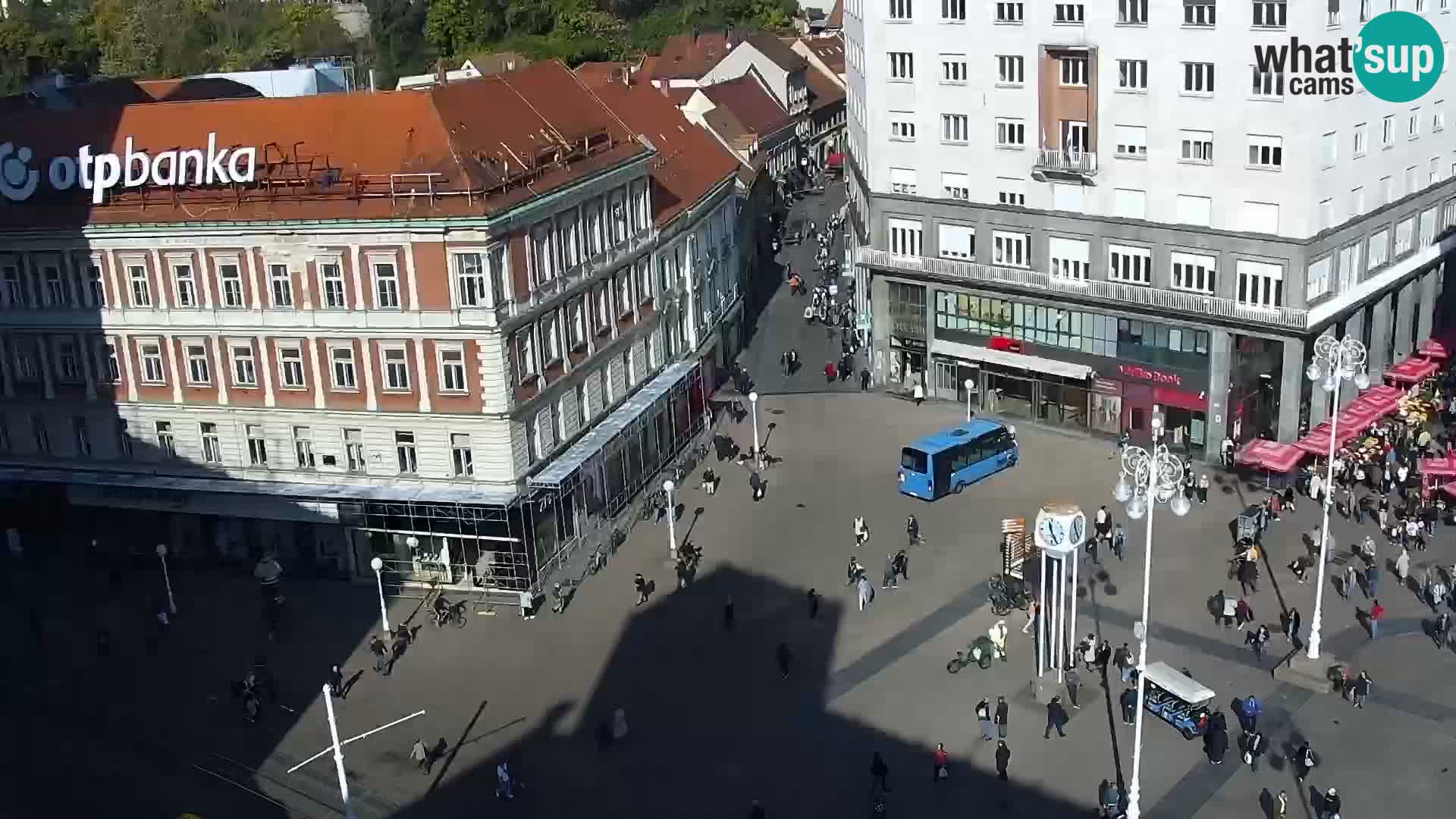 Piazza Ban Jelačić livecam Zagreb – Hotel Dubrovnik