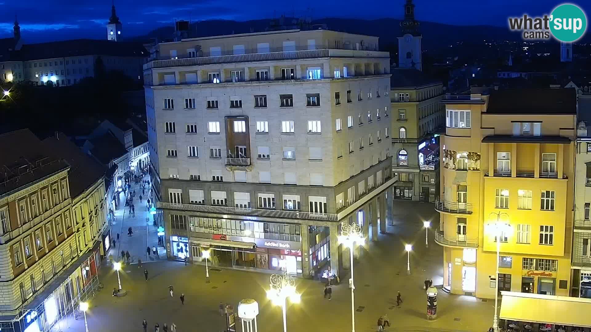 LIVE Webcam Zagreb Hotel Dubrovnik | Ban Jelačić square