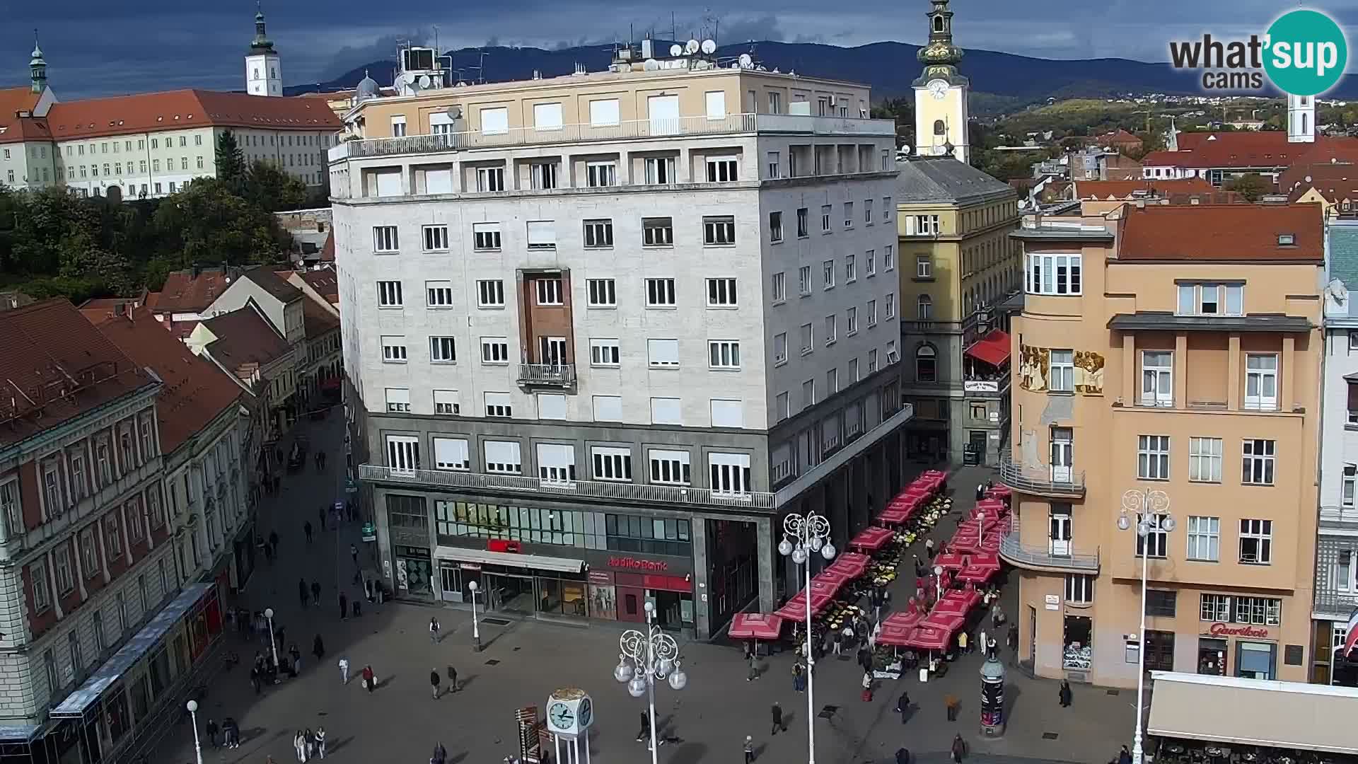 Plaza Ban Jelačić camera en vivo Zagreb – Hotel Dubrovnik