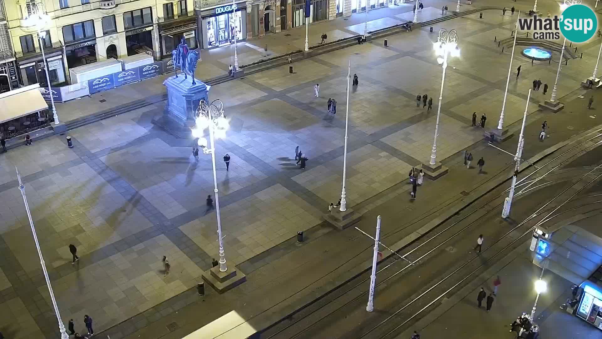 Plaza Ban Jelačić camera en vivo Zagreb – Hotel Dubrovnik