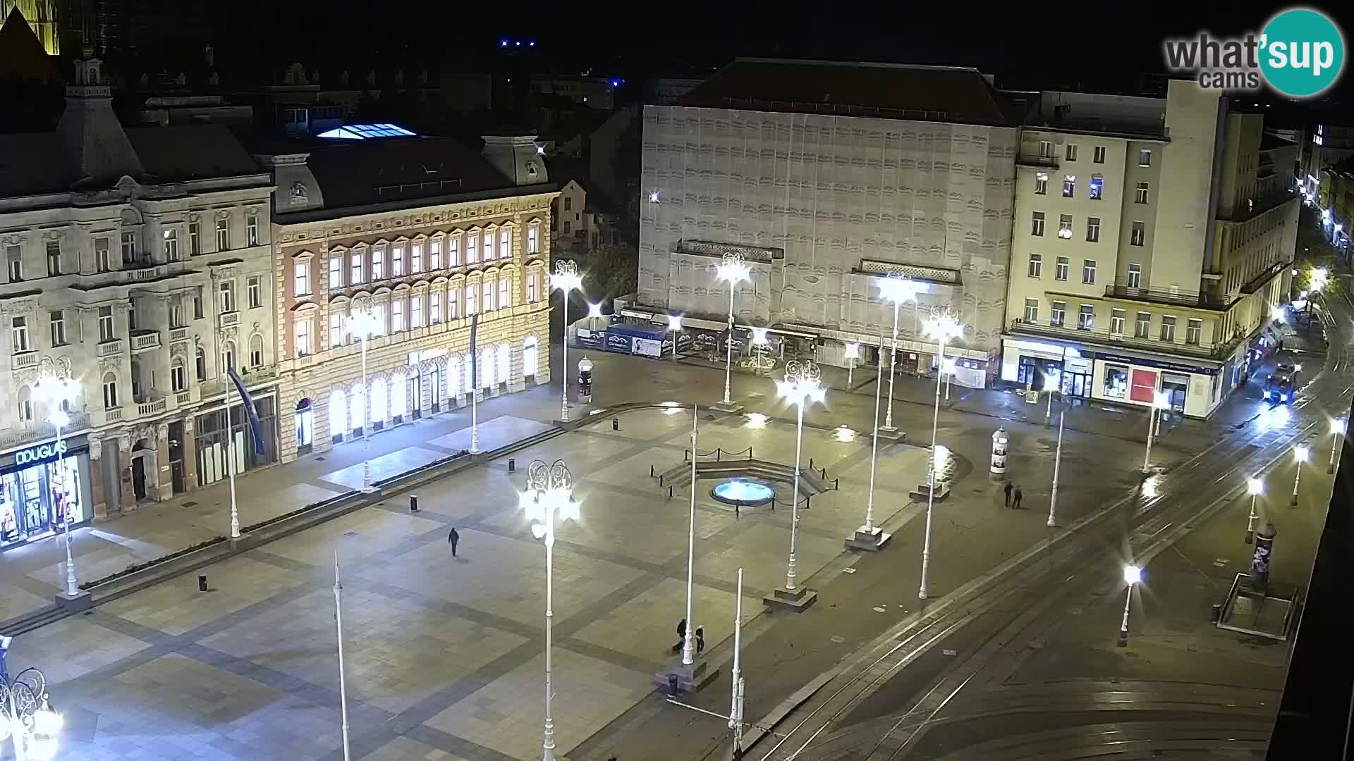 Plaza Ban Jelačić camera en vivo Zagreb – Hotel Dubrovnik