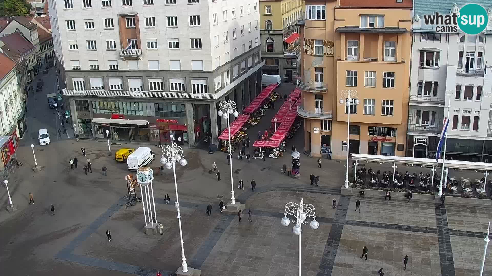 Trg Bana Jelačića web kamera Zagreb – Hotel Dubrovnik