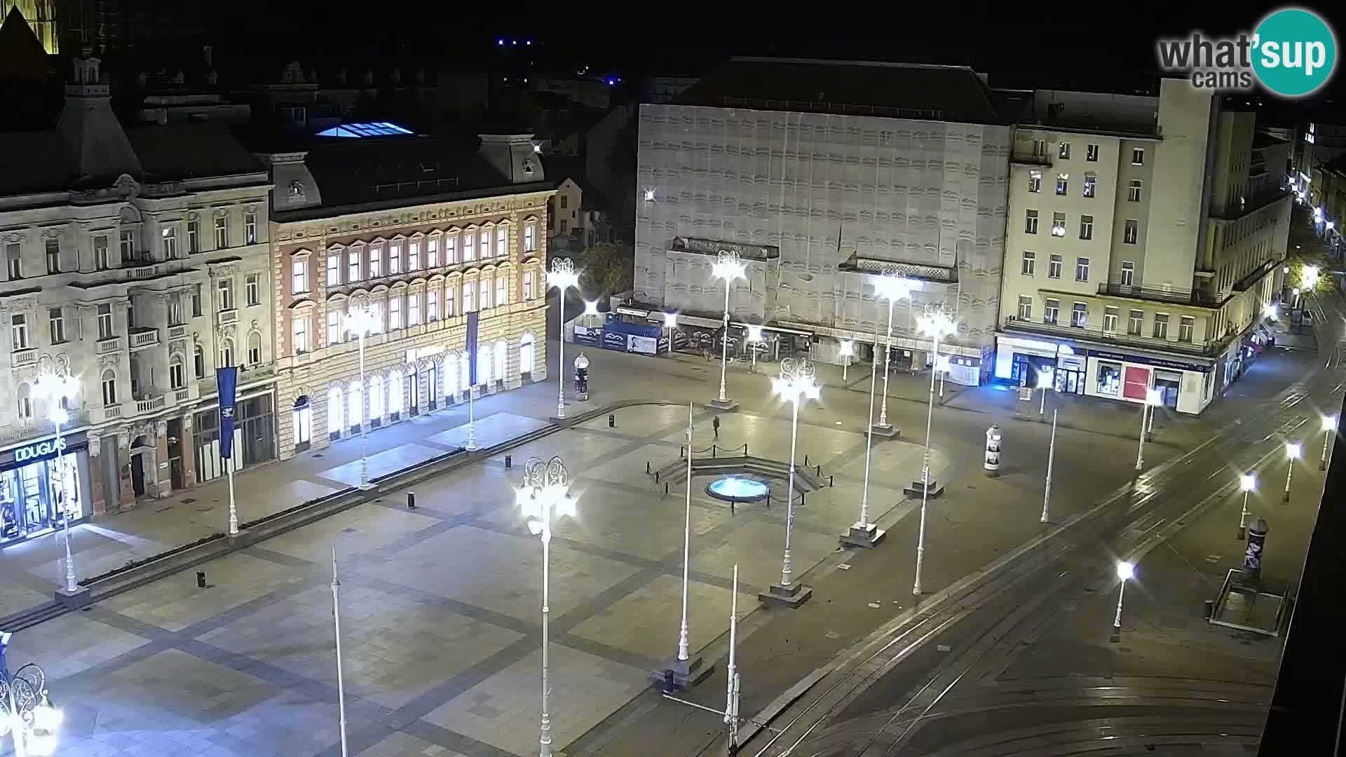 Plaza Ban Jelačić camera en vivo Zagreb – Hotel Dubrovnik