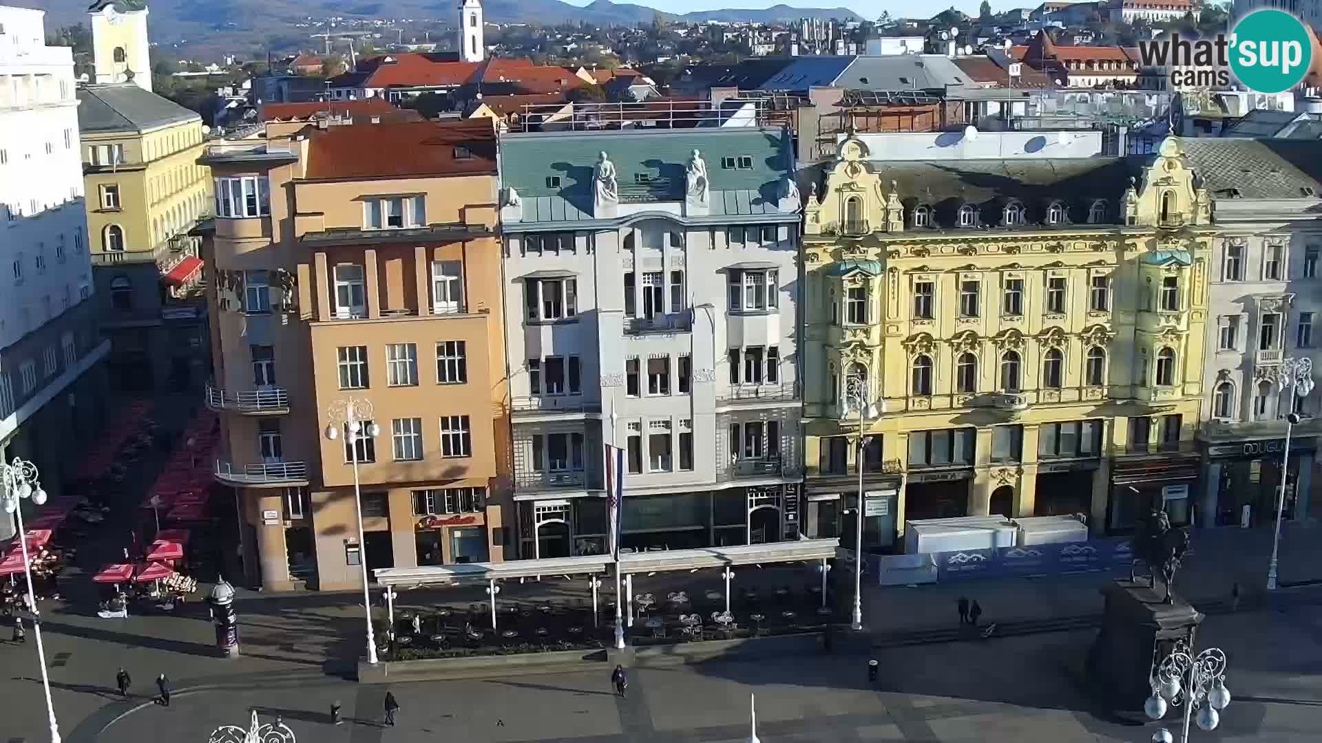 Plaza Ban Jelačić camera en vivo Zagreb – Hotel Dubrovnik
