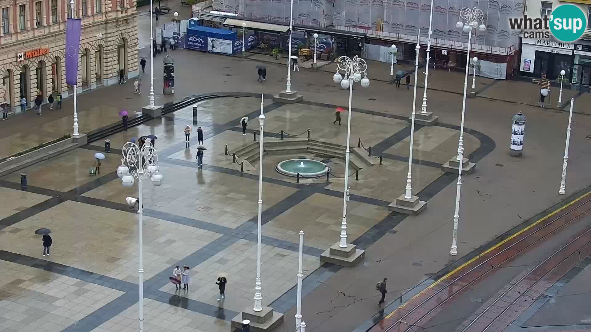 Piazza Ban Jelačić livecam Zagreb – Hotel Dubrovnik