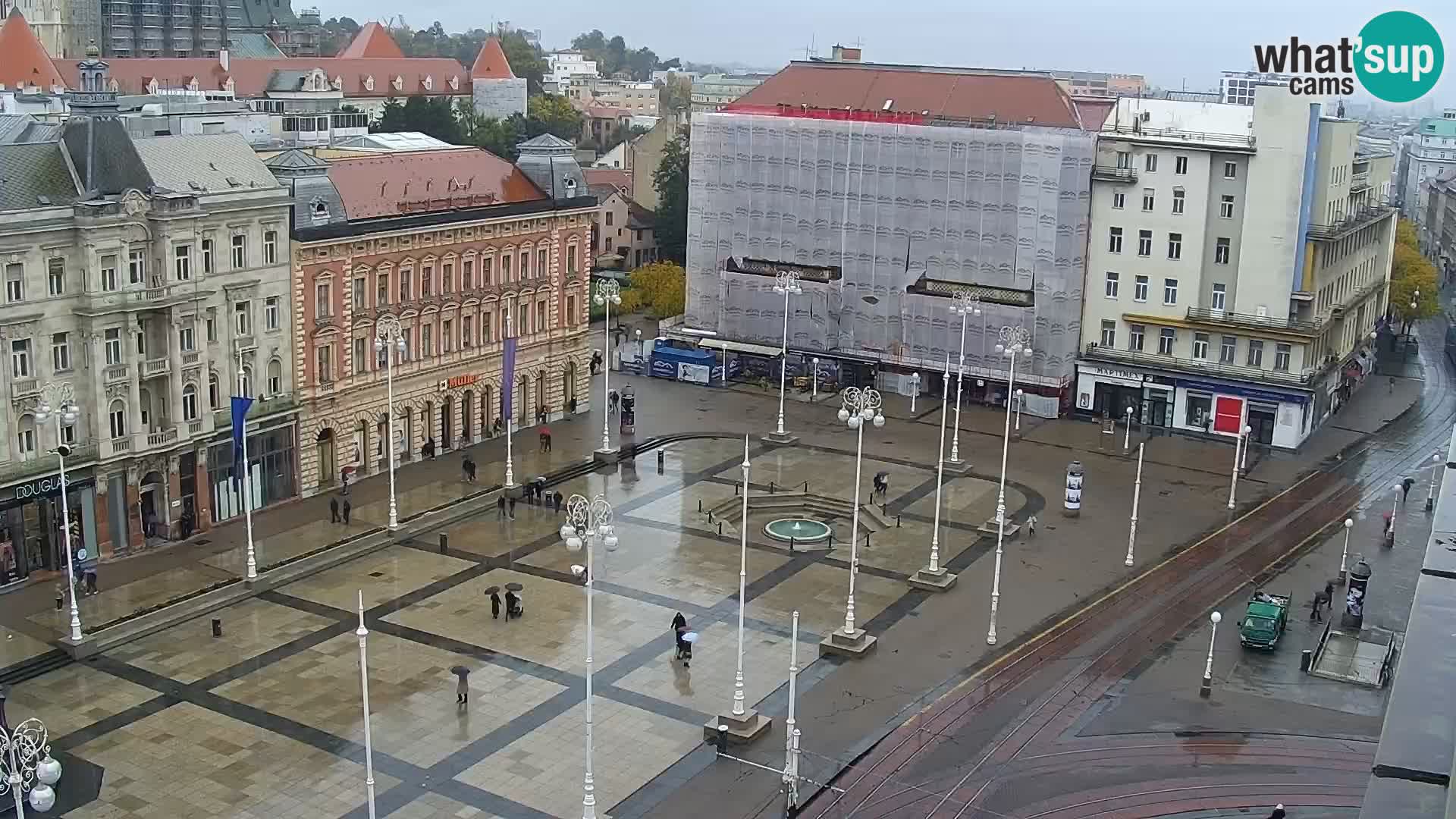 Plaza Ban Jelačić camera en vivo Zagreb – Hotel Dubrovnik