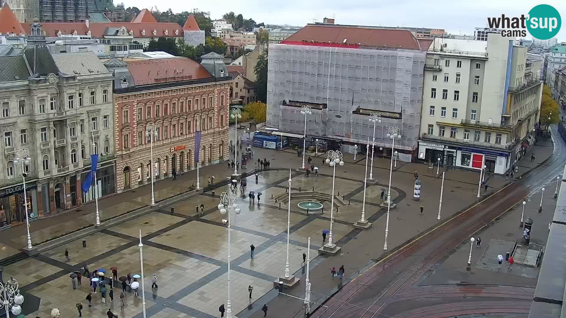 Piazza Ban Jelačić livecam Zagreb – Hotel Dubrovnik