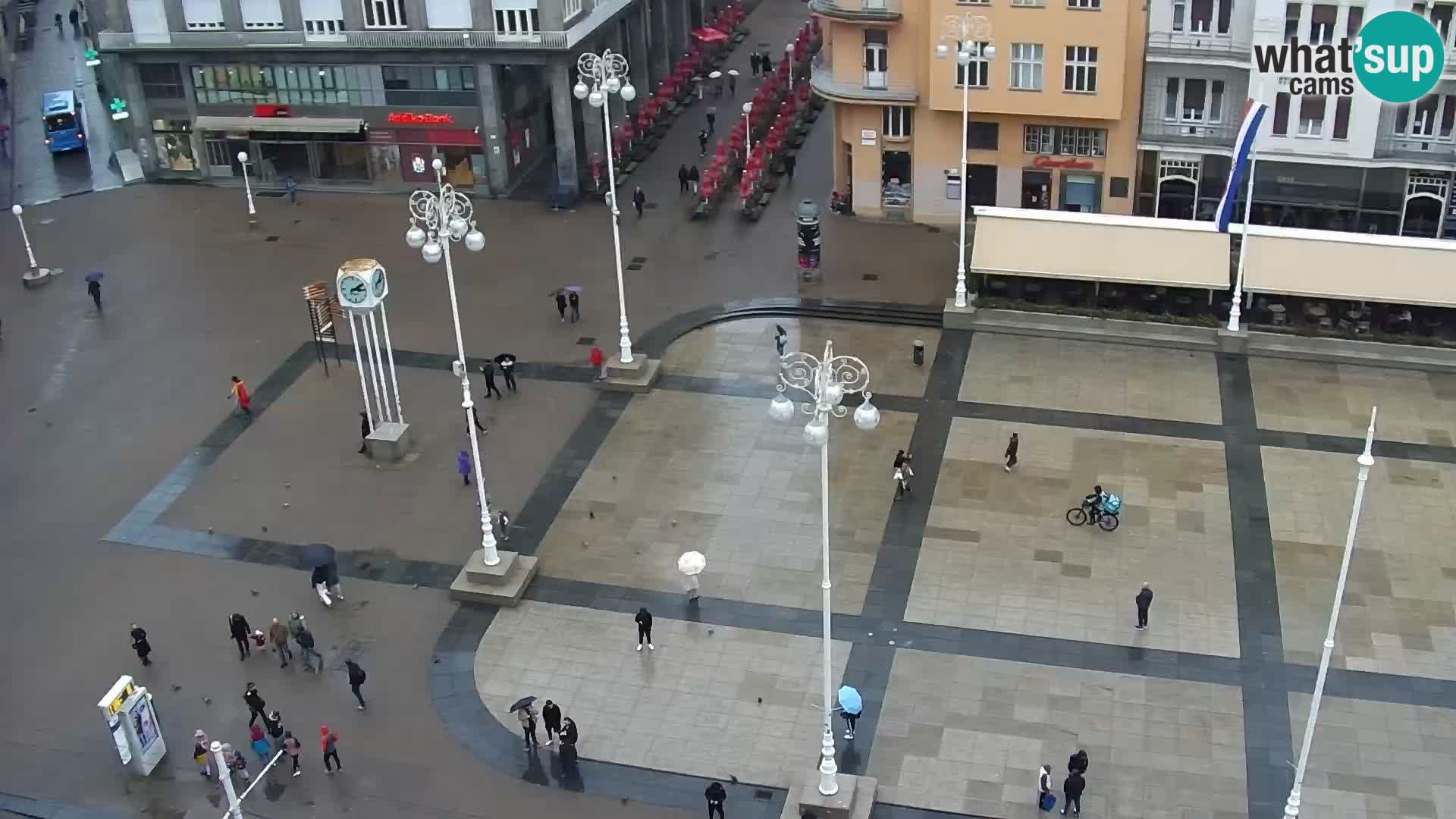 Ban Jelačić Platz  Live webcam Zagreb – Hotel Dubrovnik