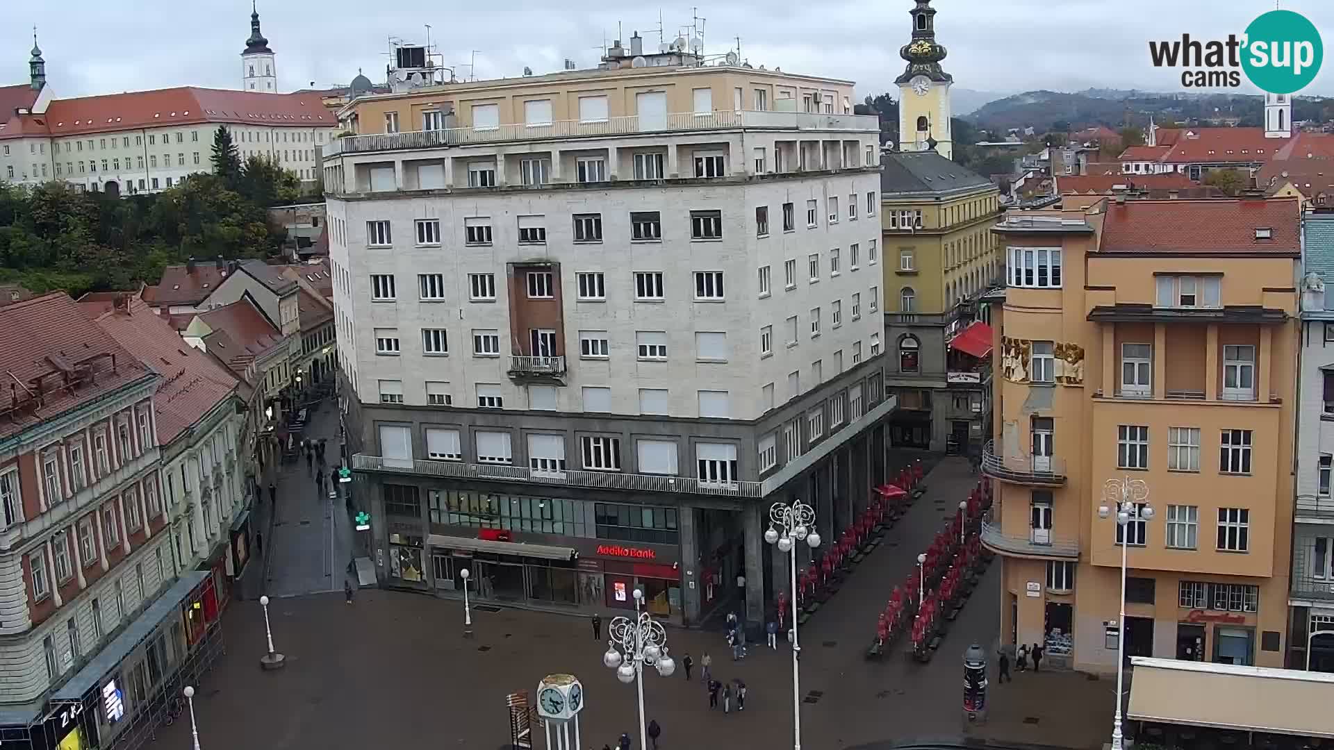 Piazza Ban Jelačić livecam Zagreb – Hotel Dubrovnik