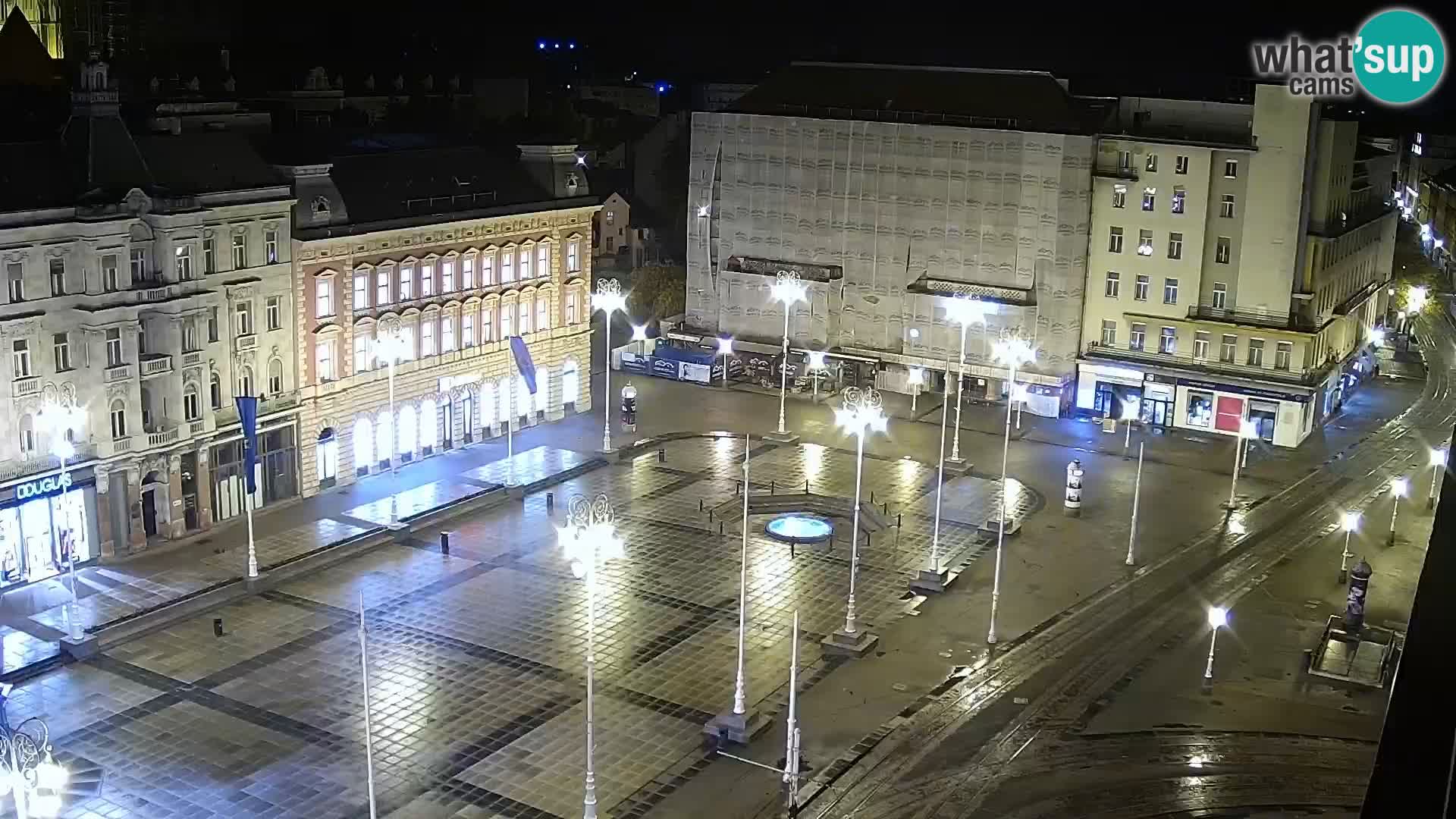 Kamera v živo Zagreb – Trg Bana Jelačića