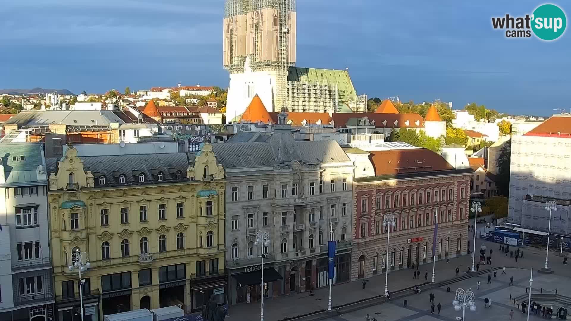 Plaza Ban Jelačić camera en vivo Zagreb – Hotel Dubrovnik