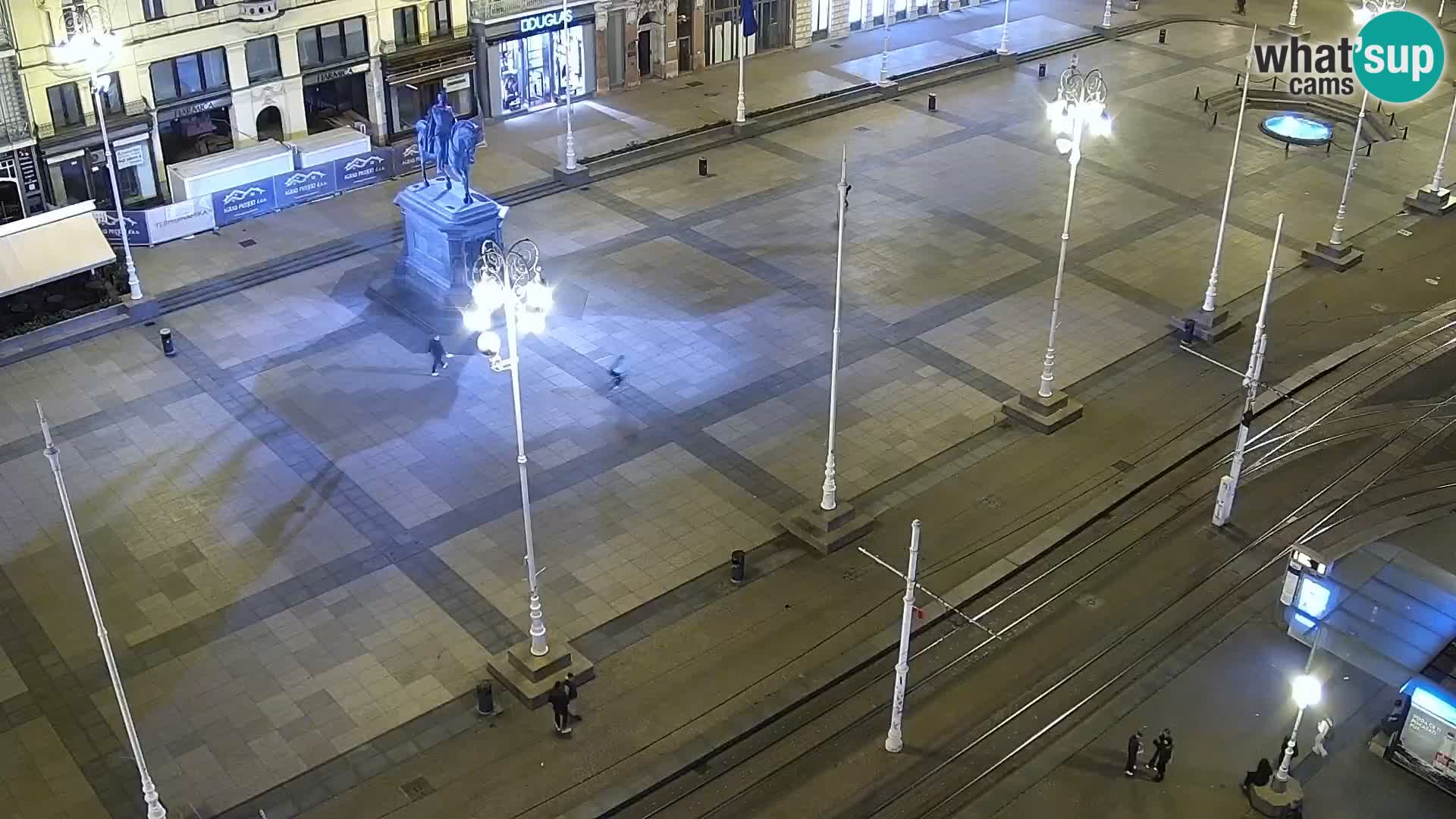 Plaza Ban Jelačić camera en vivo Zagreb – Hotel Dubrovnik