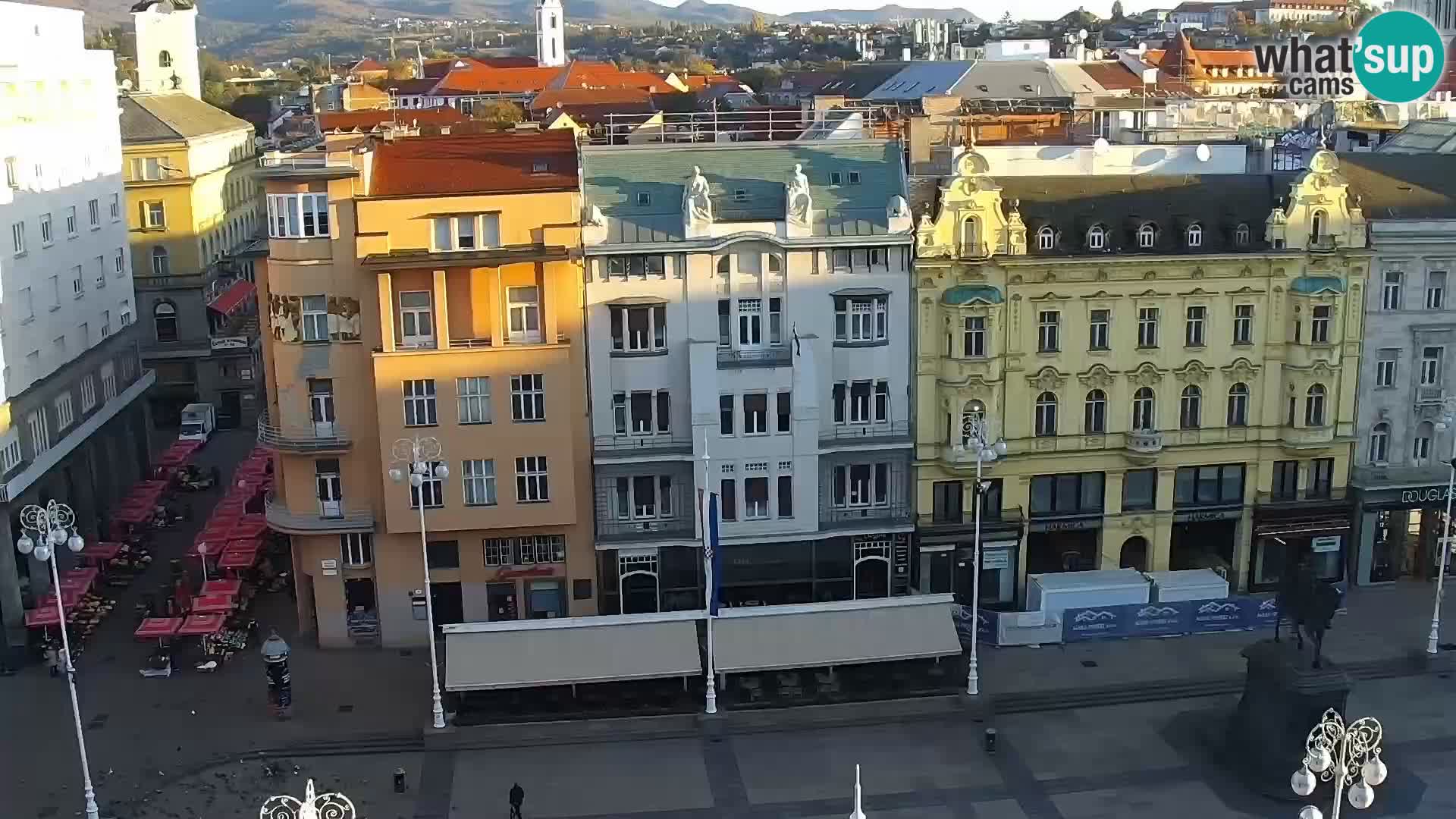 LIVE Webcam Zagreb Hotel Dubrovnik | Ban Jelačić square