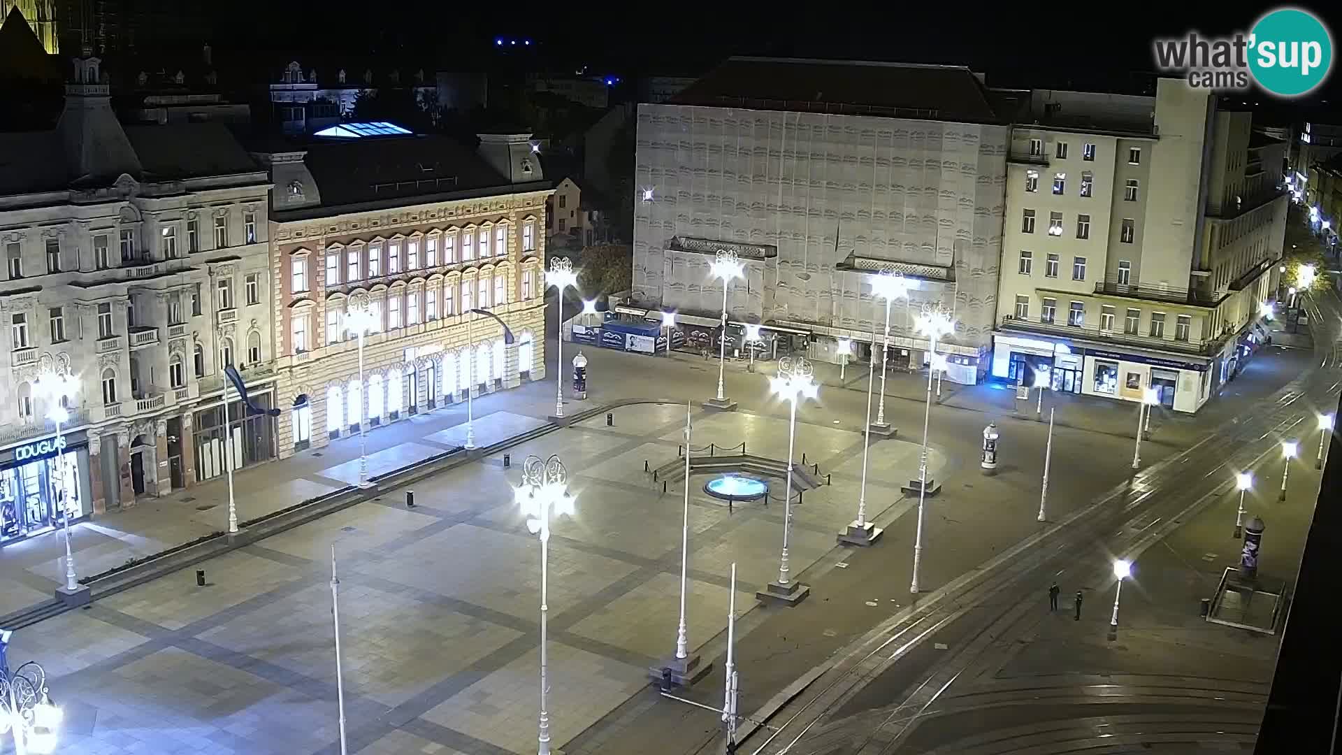LIVE Webcam Zagreb Hotel Dubrovnik | Ban Jelačić square