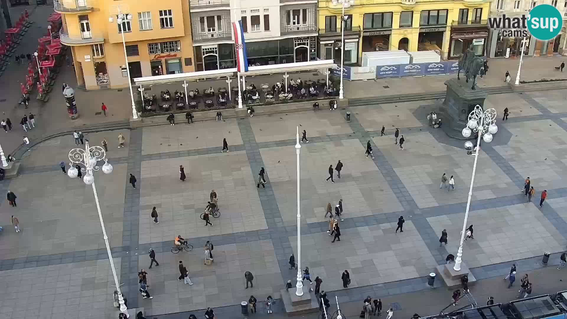 Plaza Ban Jelačić camera en vivo Zagreb – Hotel Dubrovnik