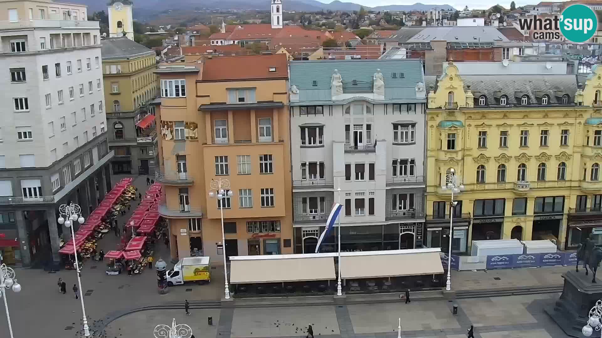 Ban Jelačić live cam Zagreb – Hotel Dubrovnik