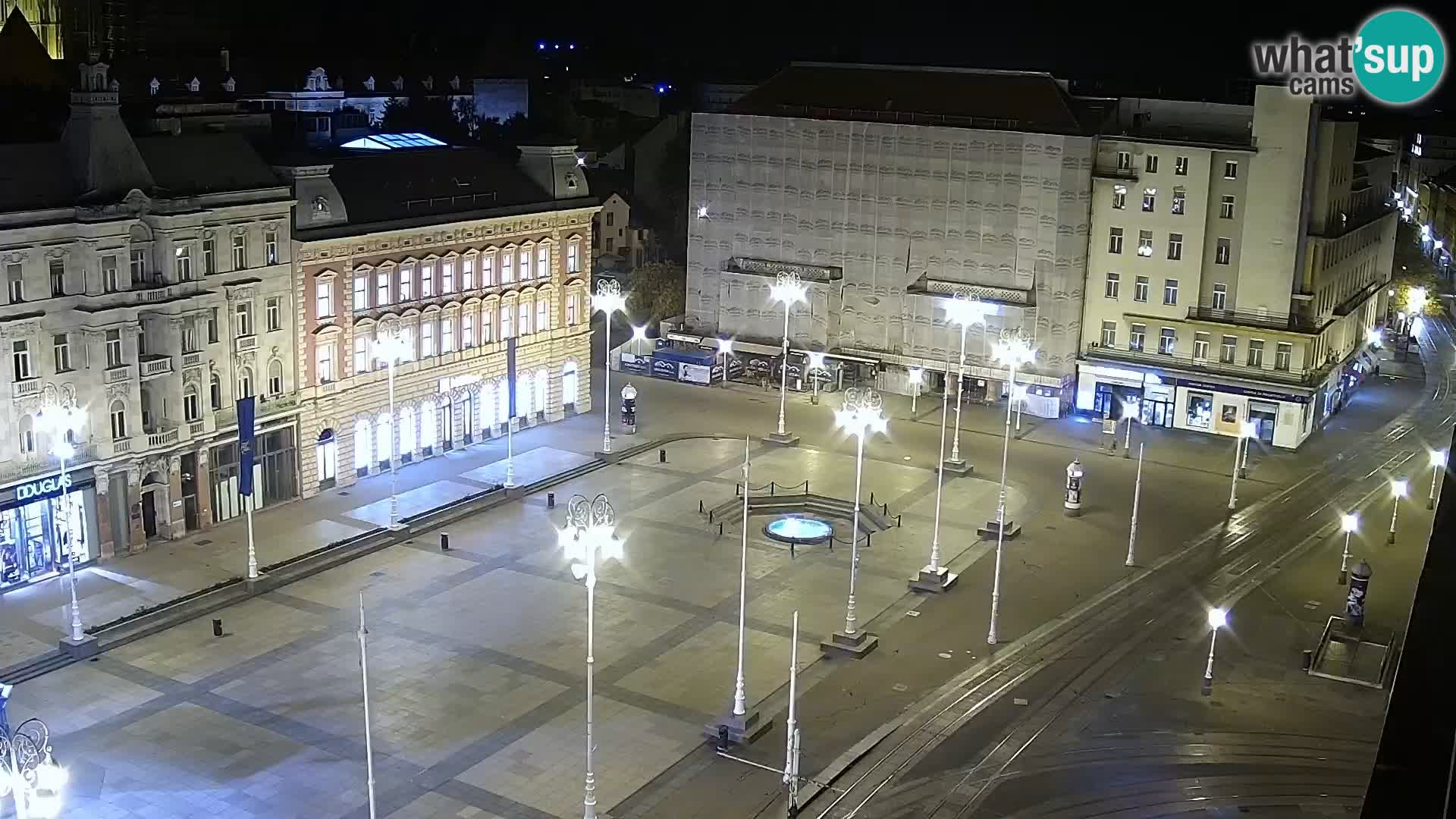 Ban Jelačić Platz  Live webcam Zagreb – Hotel Dubrovnik