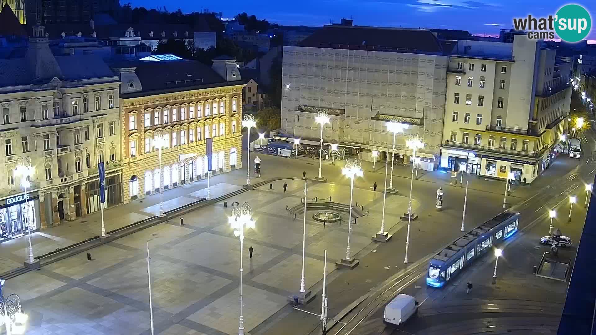 LIVE Webcam Zagreb Hotel Dubrovnik | Ban Jelačić square